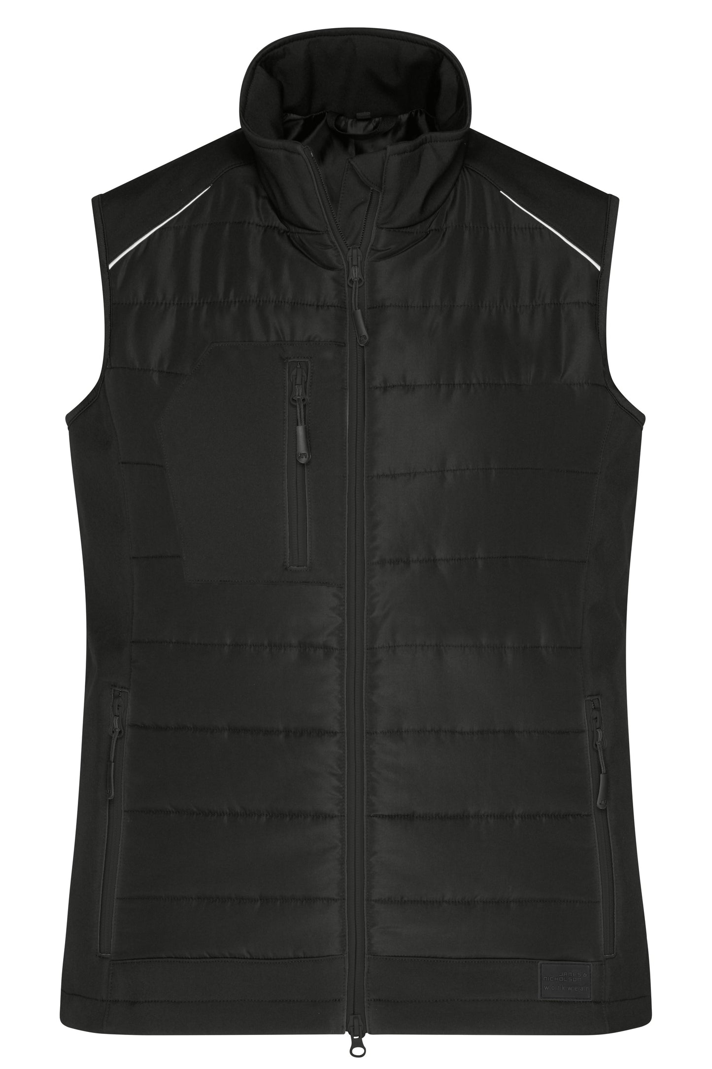JN1821 - Ladies' Hybrid Vest in black/black Größe XS von Daiber