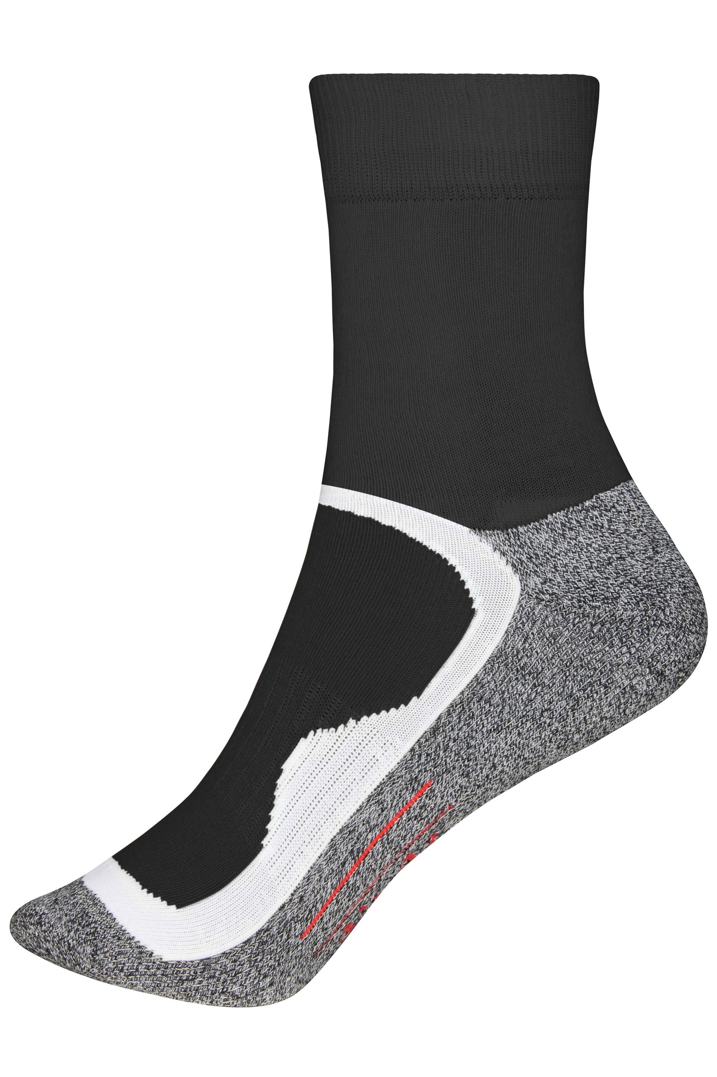 JN211 - Sport Socks in black/black Größe 35-38 von Daiber