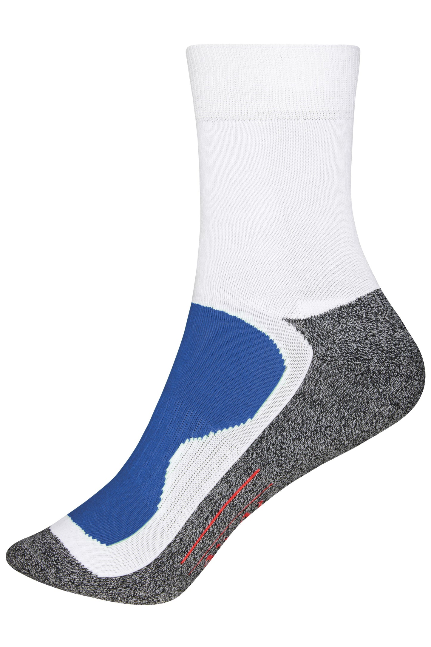 JN211 - Sport Socks in white/royal Größe 35-38 von Daiber