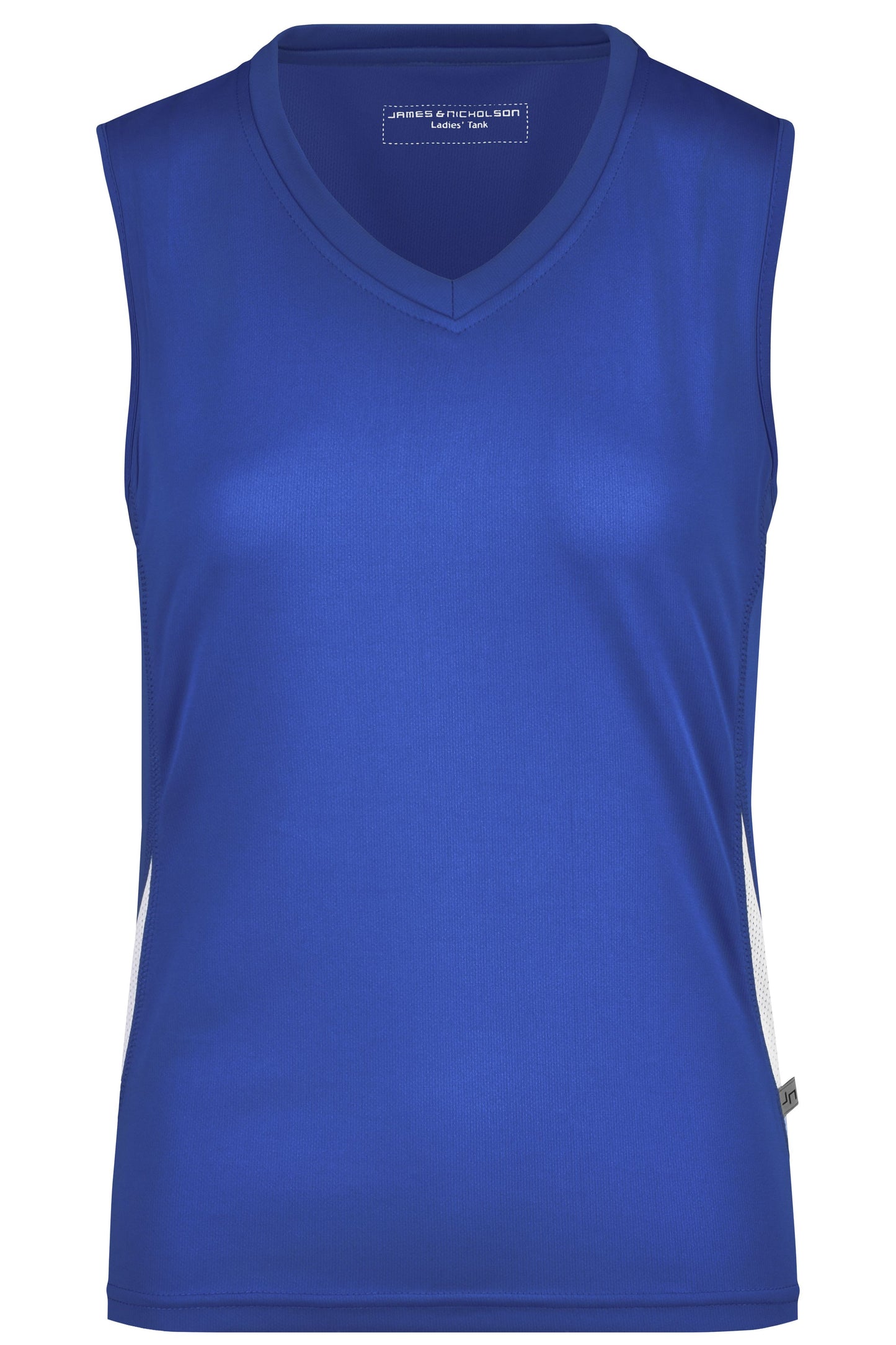 JN315 - Ladies' Running Tank in royal/white Größe S von Daiber