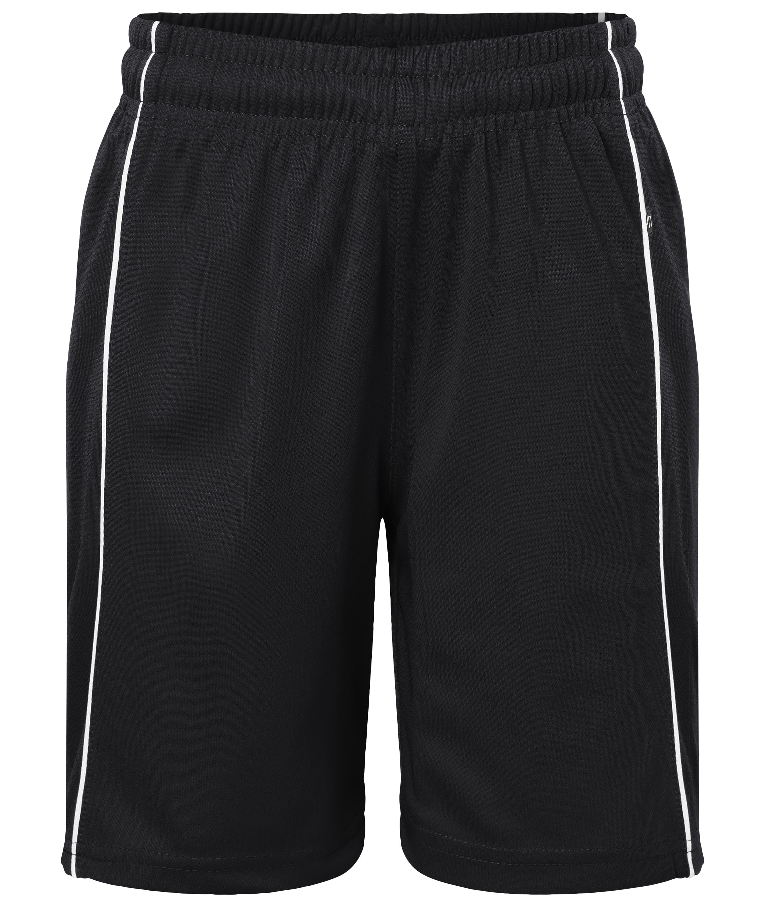 JN387K - Basic Team Shorts Junior in black/white Größe XS von Daiber