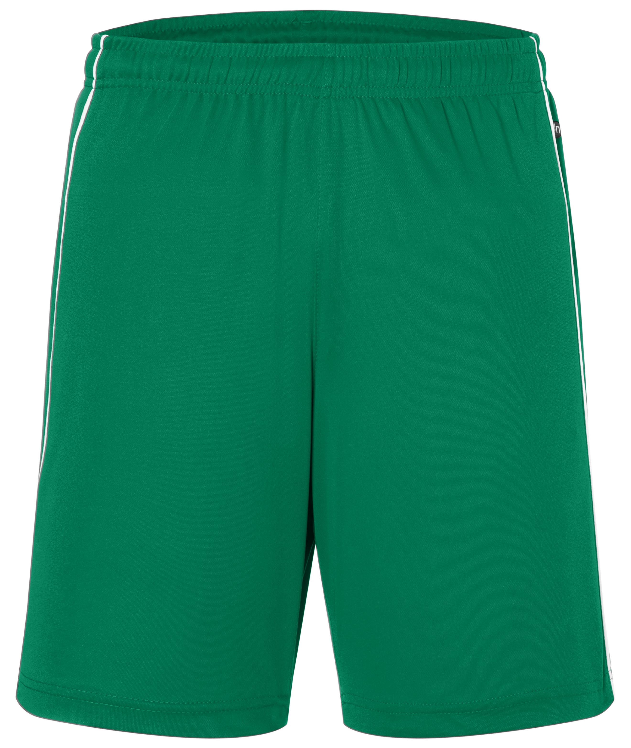 JN387 - Basic Team Shorts in green/white Größe S von Daiber