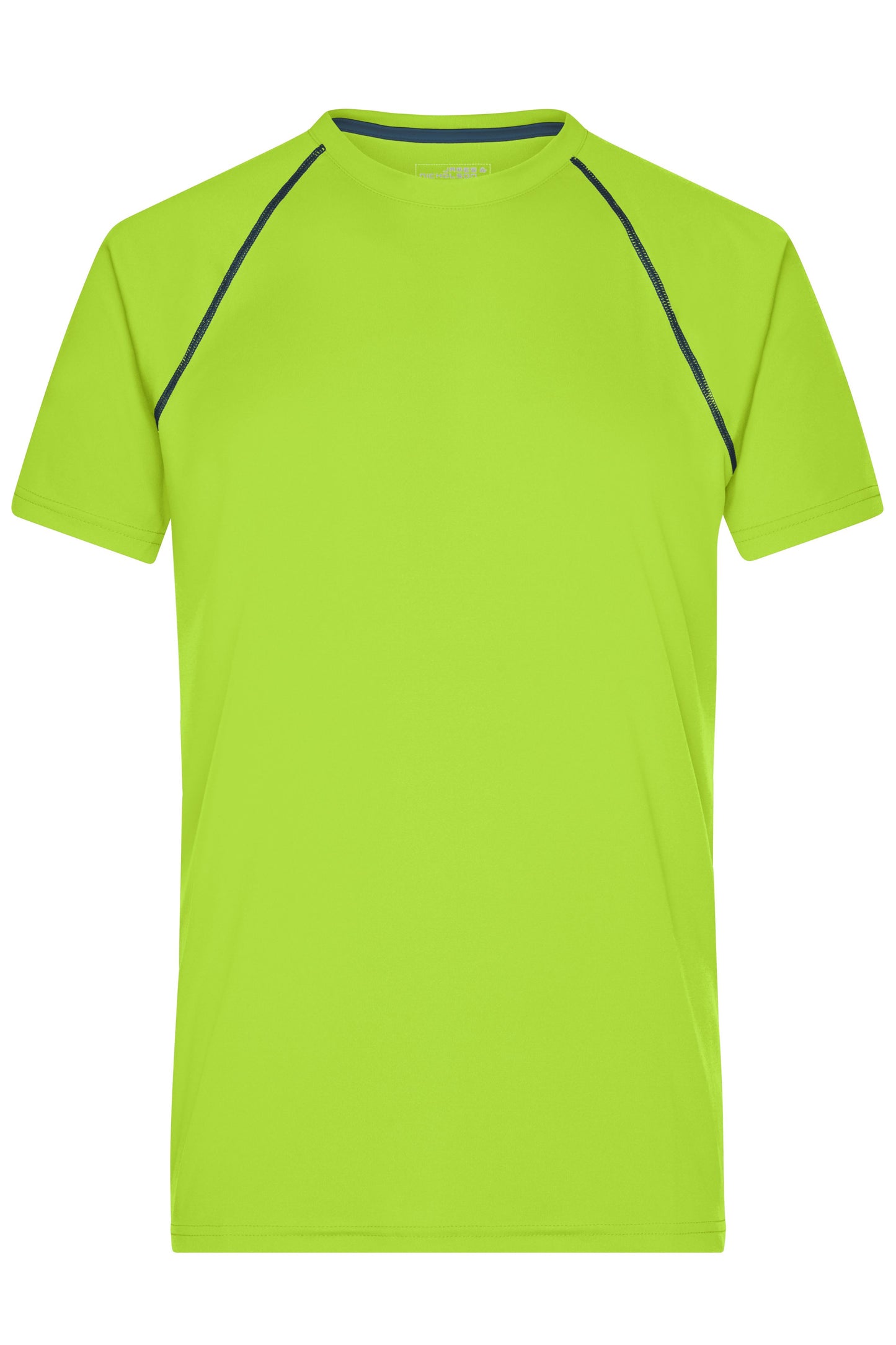 JN496 - Men's Sports T-Shirt in bright-yellow/bright-blue Größe S von Daiber