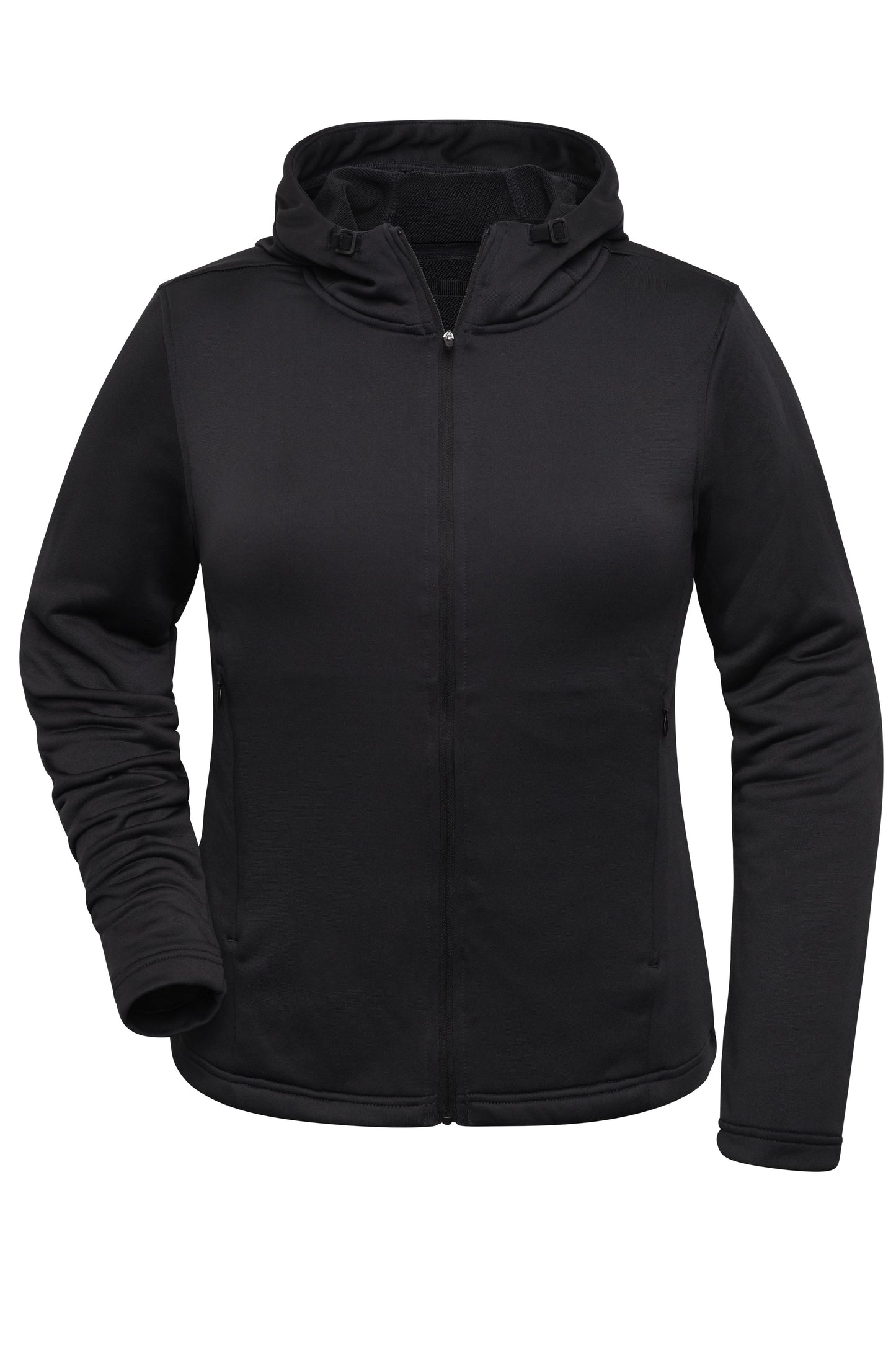 JN531 - Ladies' Sports Zip Hoody in black Größe XS von Daiber