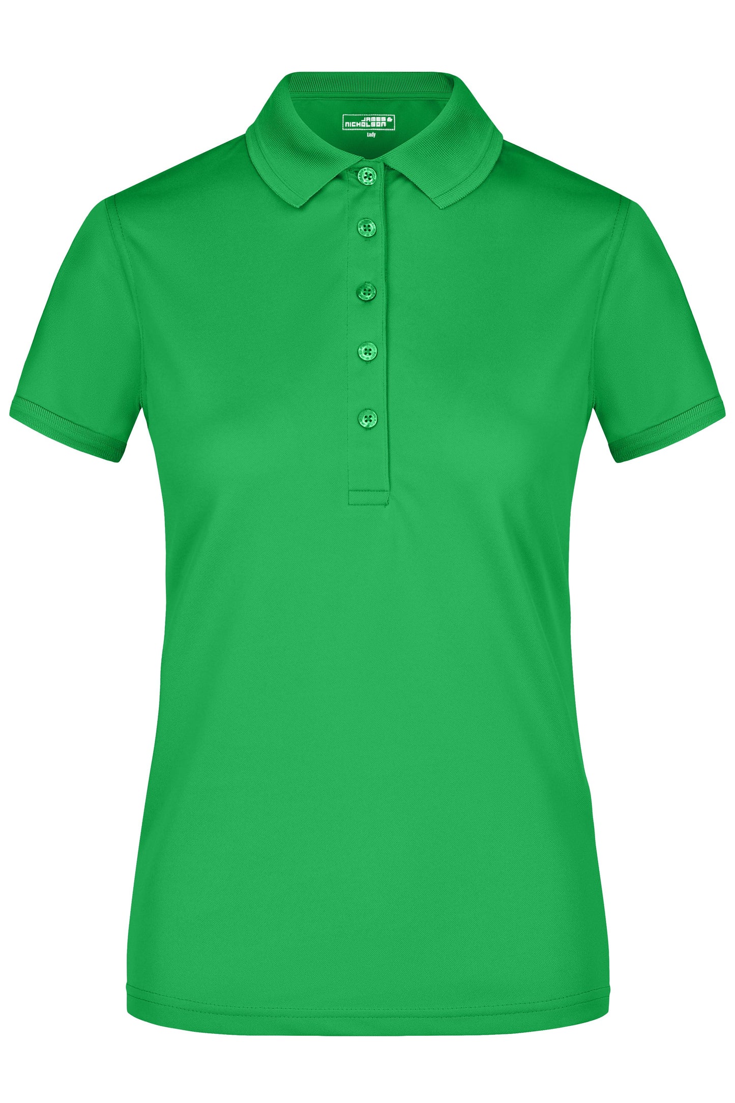 JN574 - Ladies' Active Polo in green Größe S von Daiber