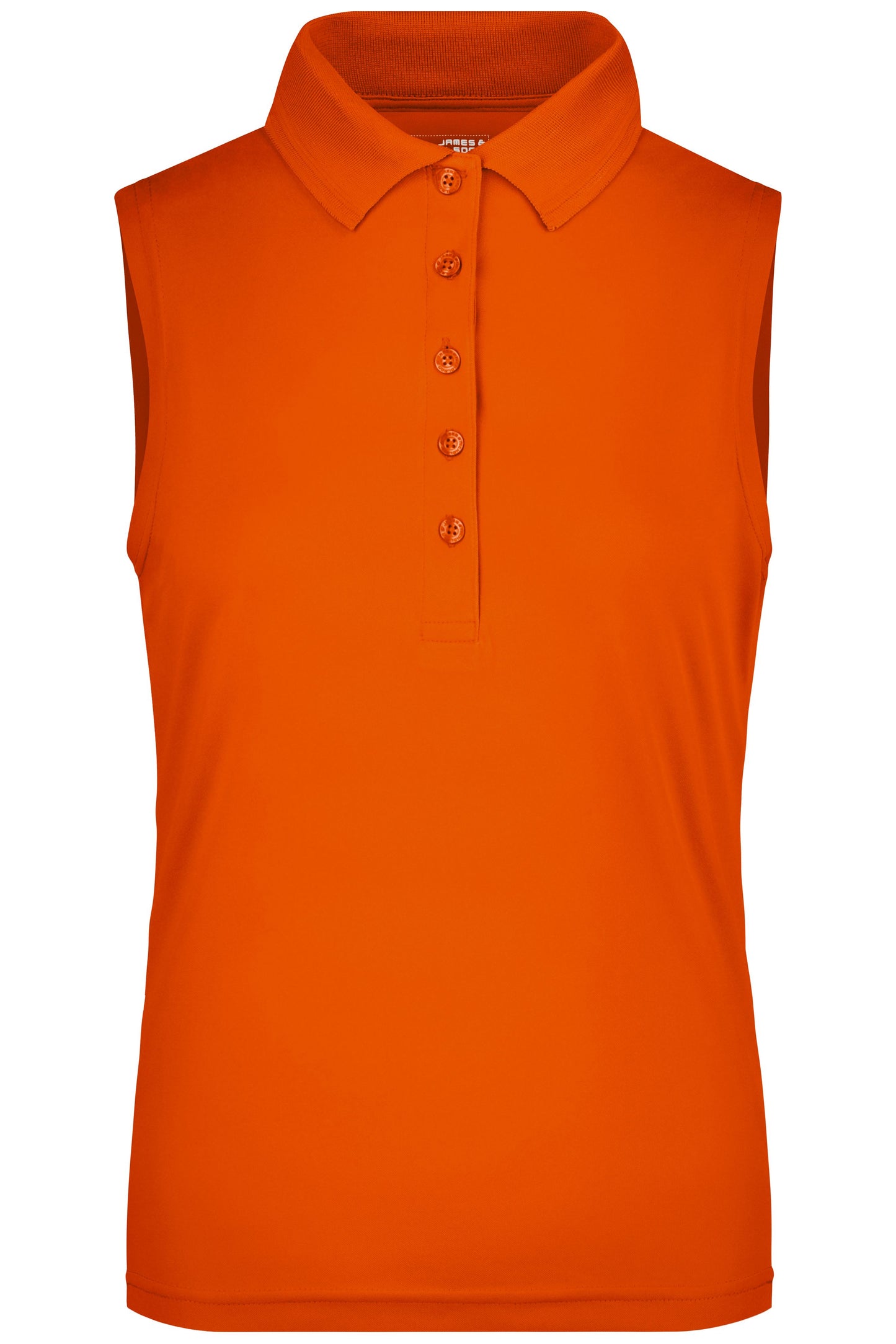 JN575 - Ladies' Active Polo Sleeveless in dark-orange Größe S von Daiber