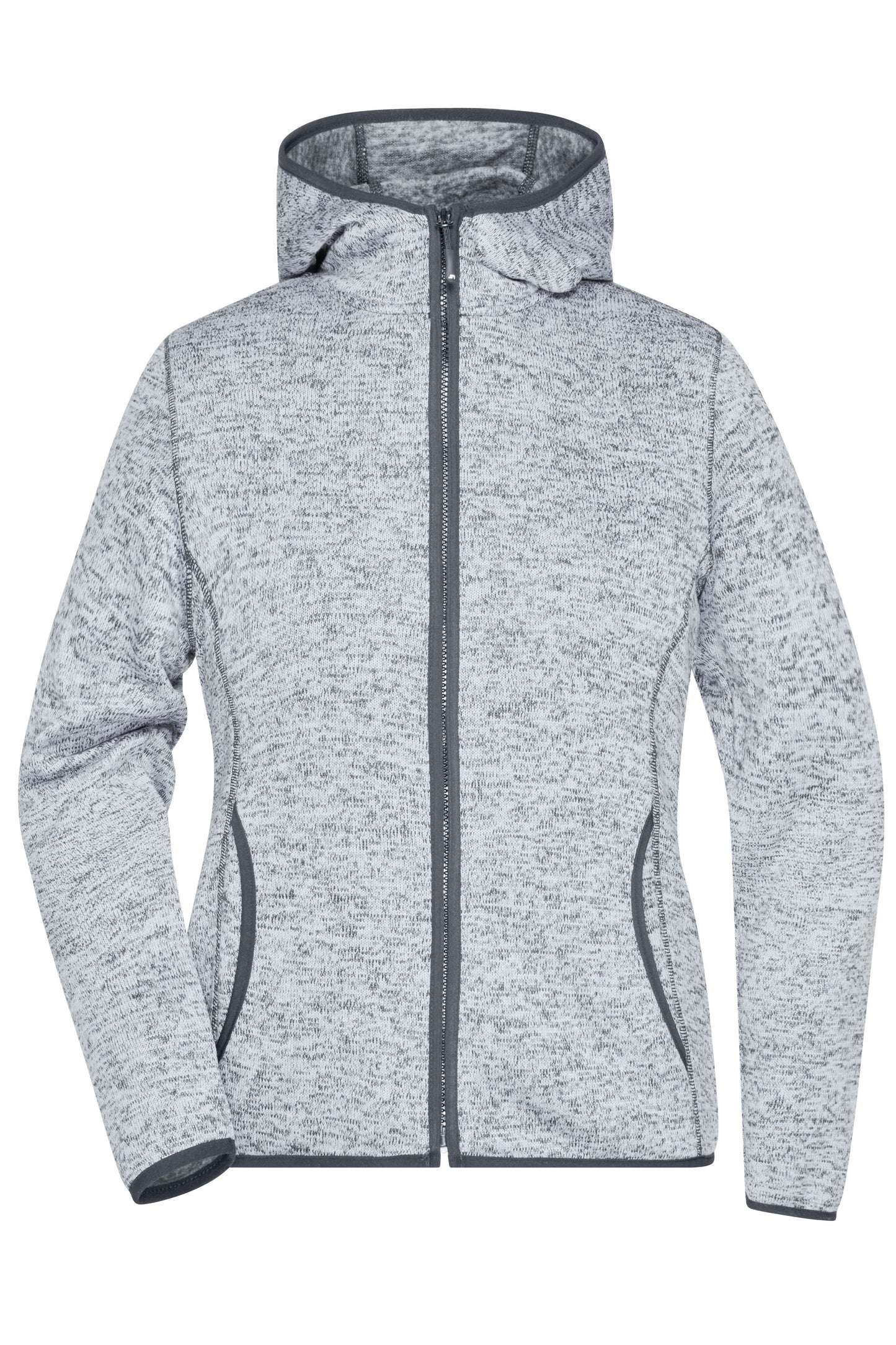 Ladies' Knitted Fleece Hoody