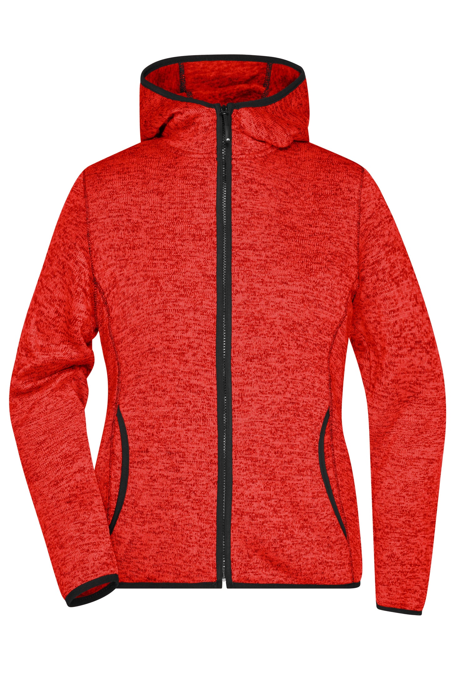 Ladies' Knitted Fleece Hoody