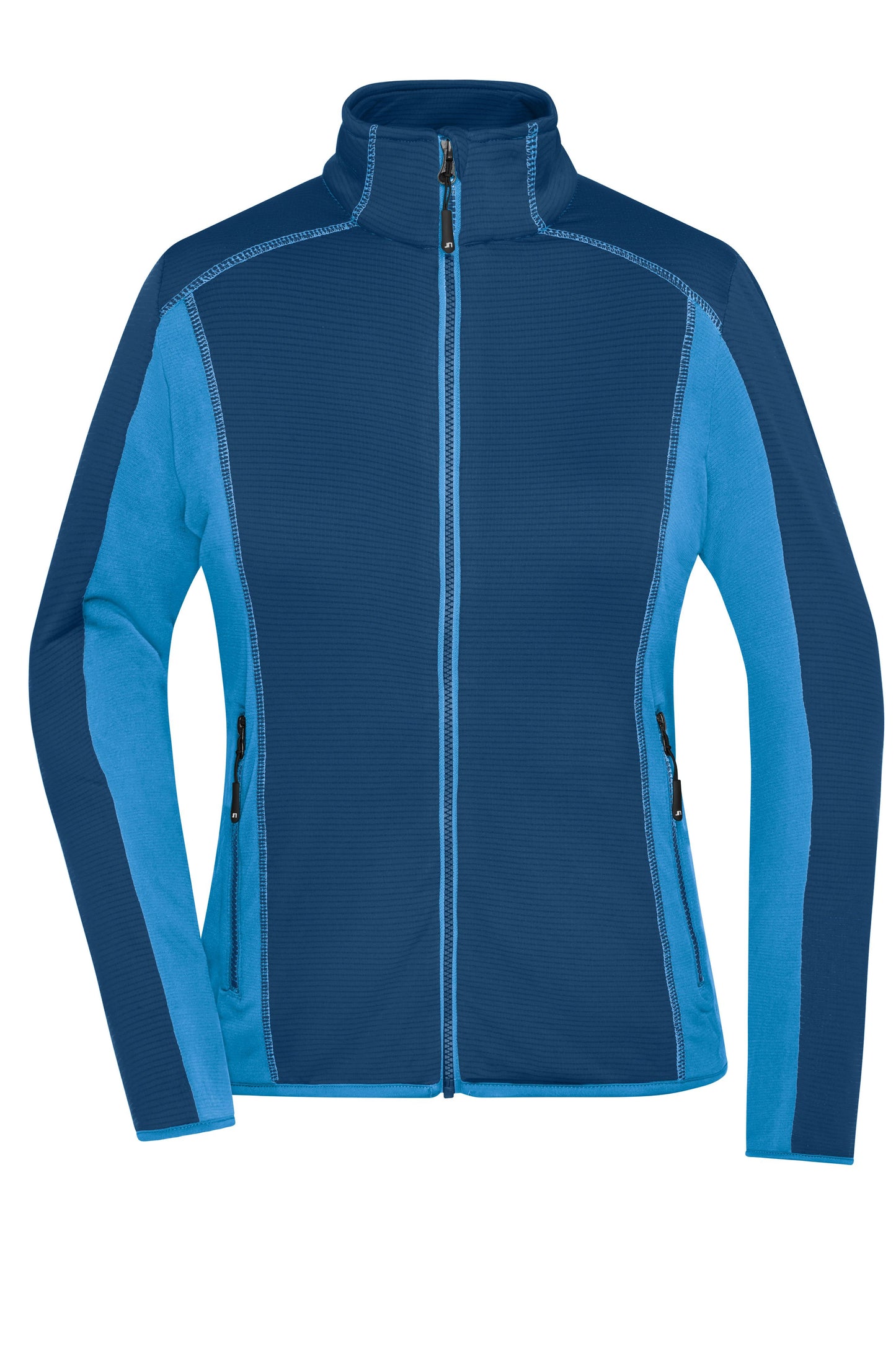 JN783 - Ladies' Structure Fleece Jacket in navy/bright-blue Größe XS von Daiber