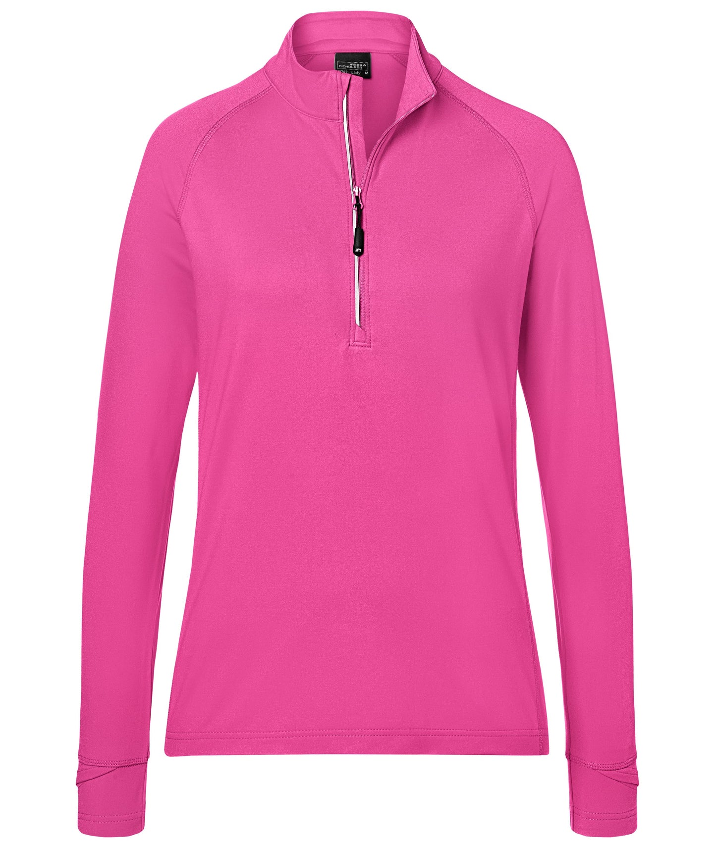 JN787 - Ladies' Sports Shirt Half-Zip in pink Größe XS von Daiber