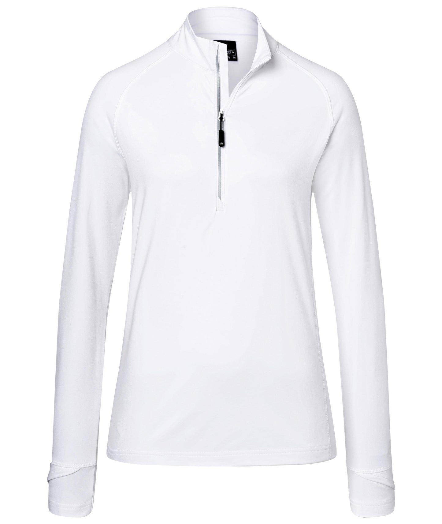 JN787 - Ladies' Sports Shirt Half-Zip in white Größe XS von Daiber