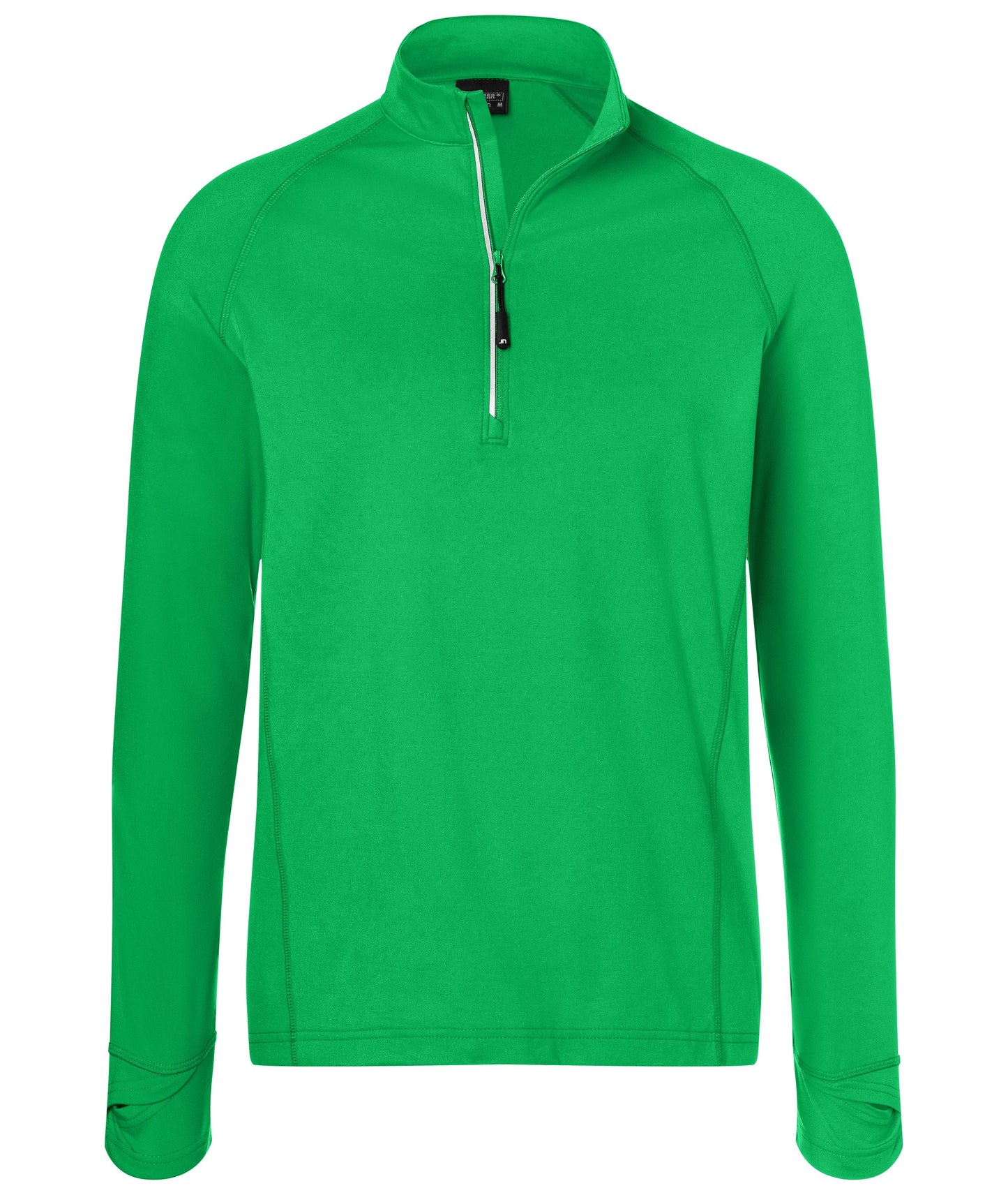 JN788 - Men's Sports Shirt Half-Zip in fern-green Größe S von Daiber
