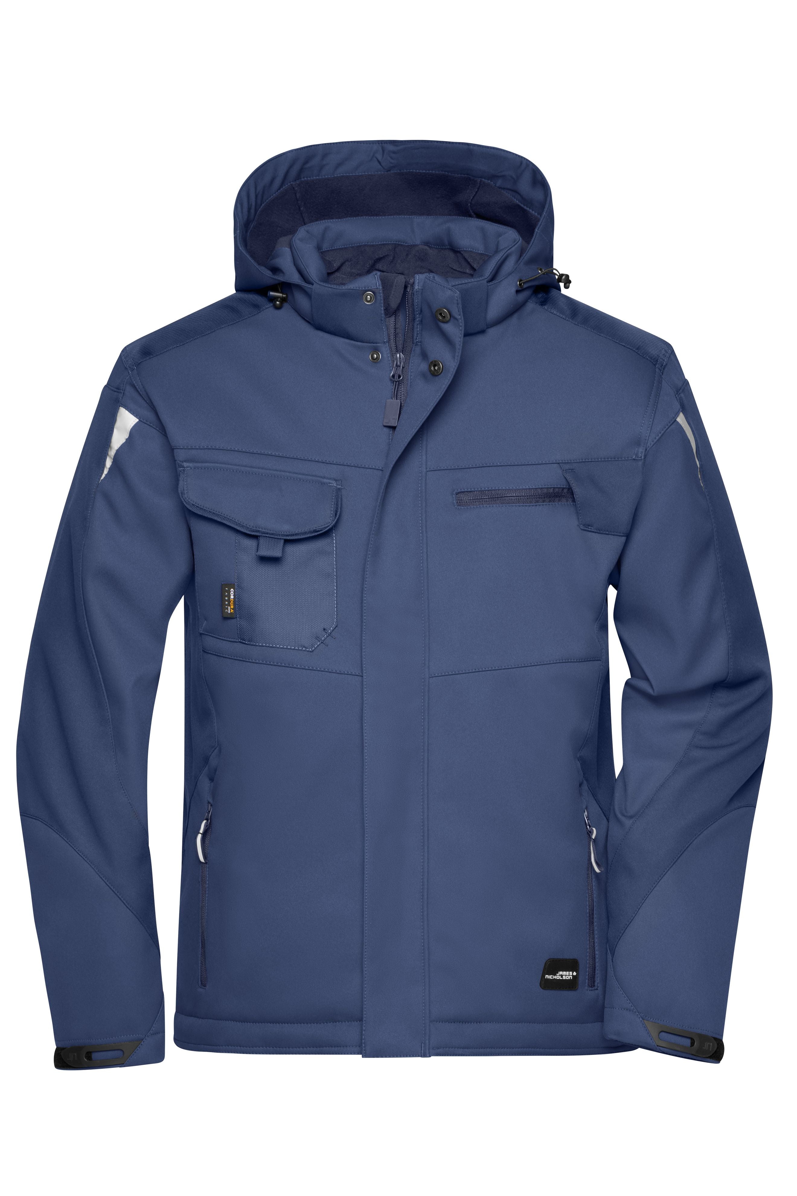 JN824 - Craftsmen Softshell Jacket - STRONG - in navy/navy Größe XS von Daiber