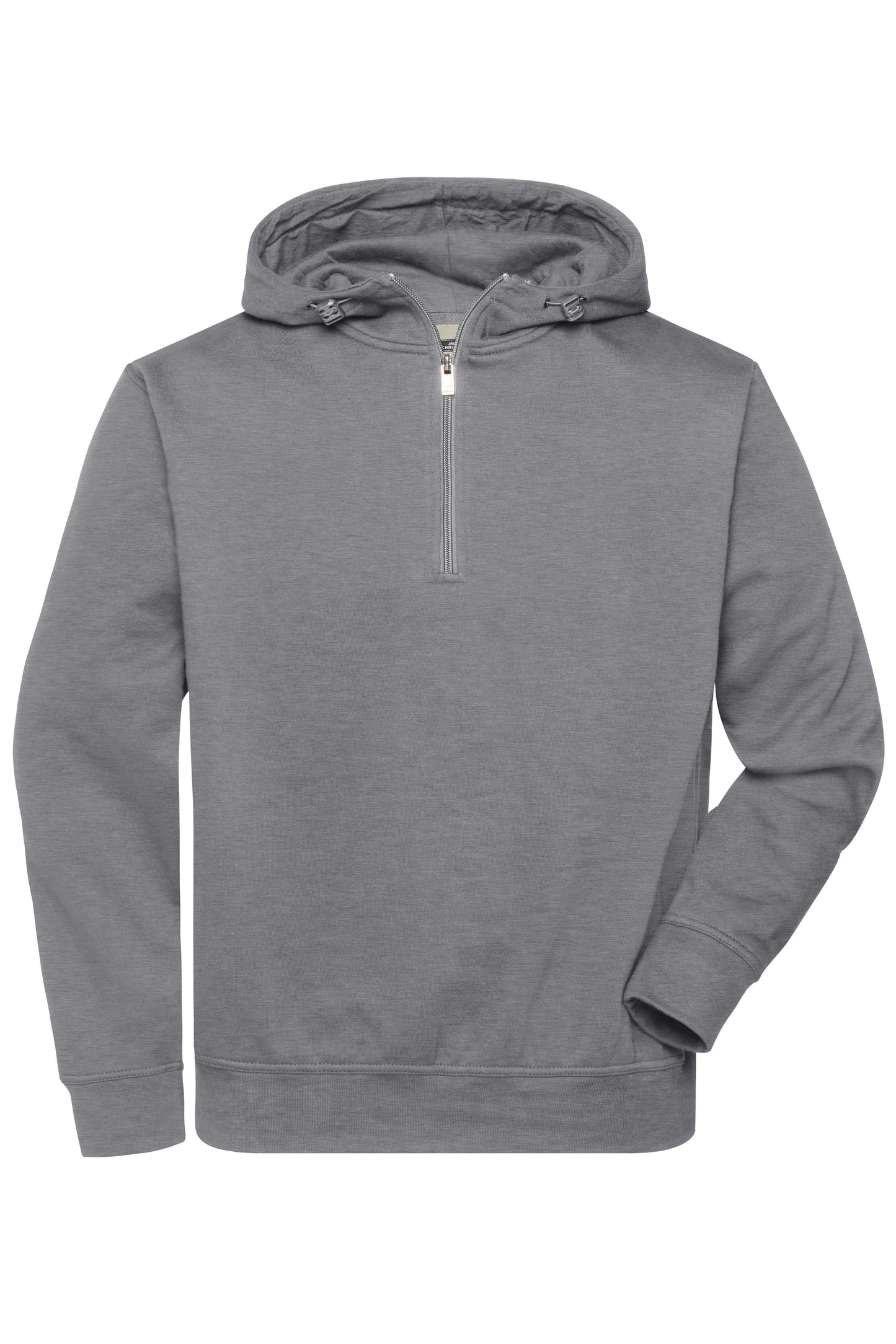 JN839 - BIO Workwear-Half Zip Hoody in light-melange Größe XS von Daiber
