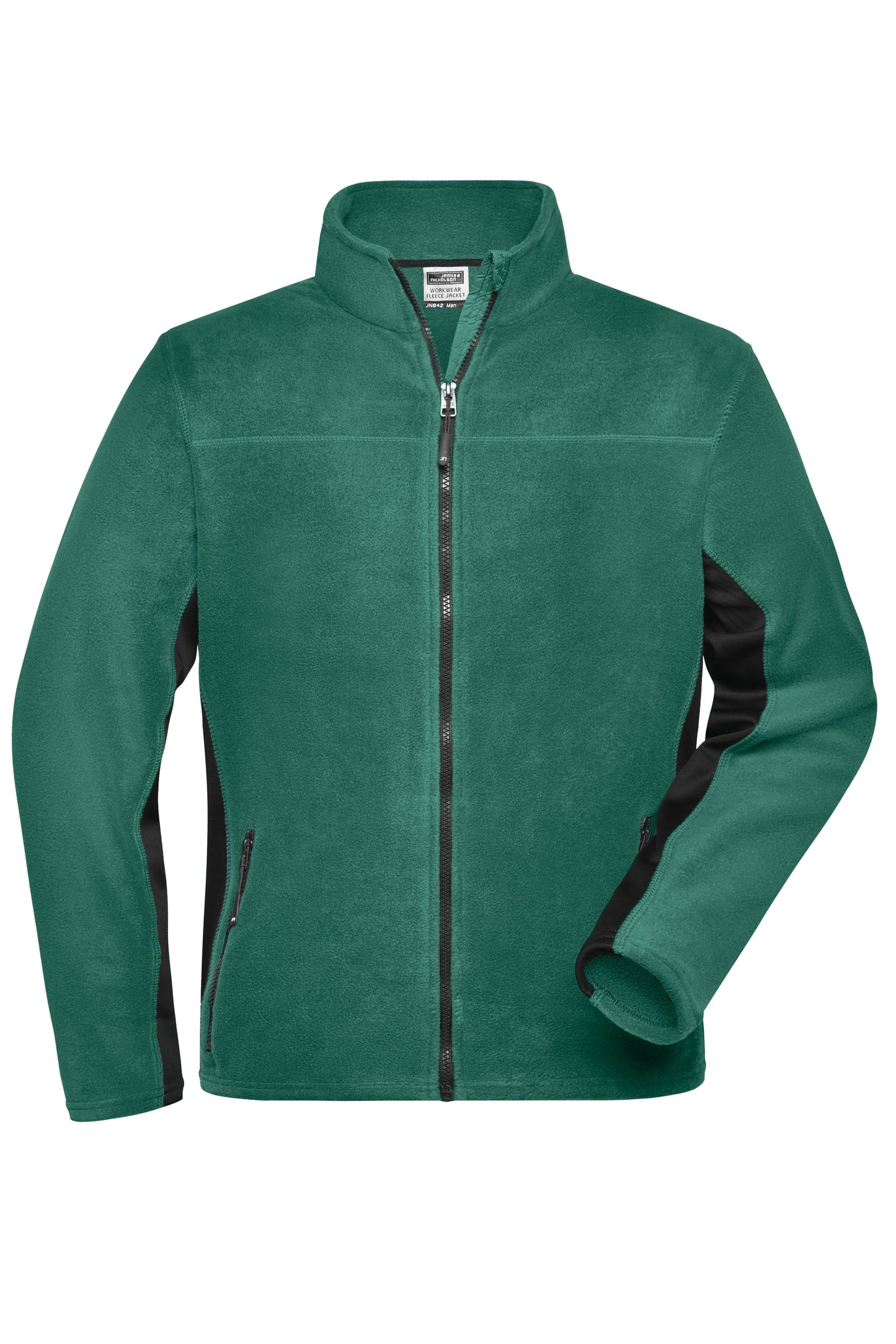 JN842 - Men's Workwear Fleece Jacket - STRONG - in dark-green/black Größe XS von Daiber