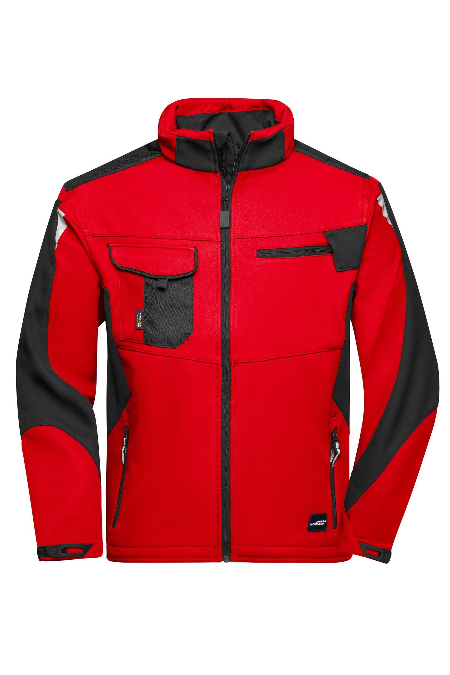 JN844 - Workwear Softshell Jacket - STRONG - in red/black Größe XS von Daiber