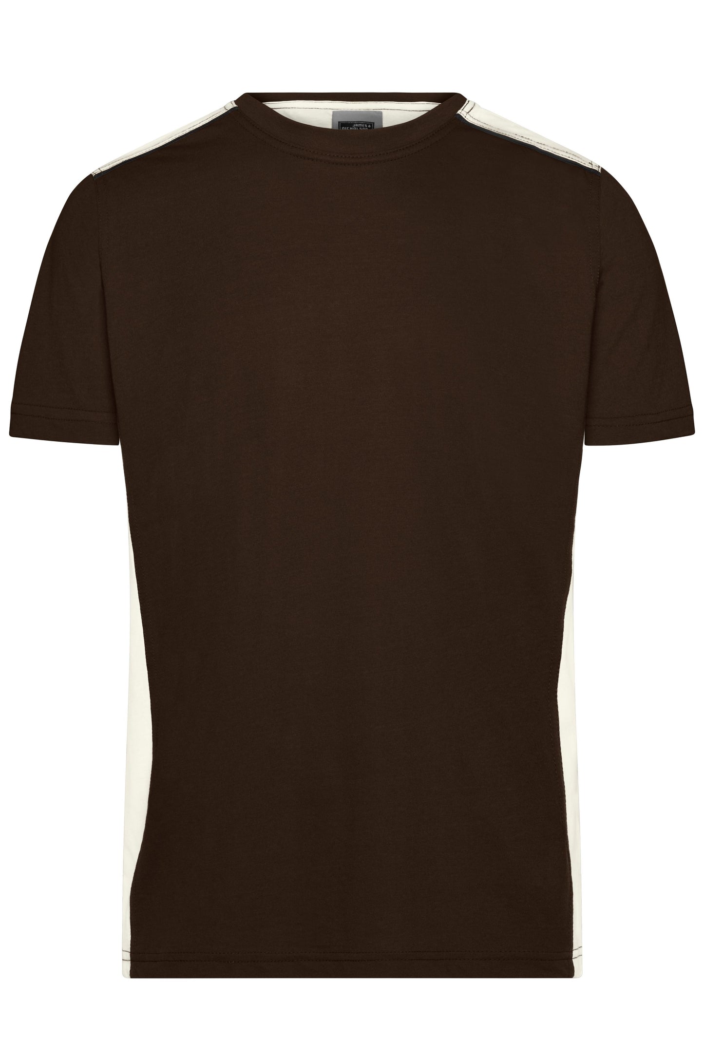 JN860 - Men's Workwear T-Shirt - COLOR - in brown/stone Größe XS von Daiber