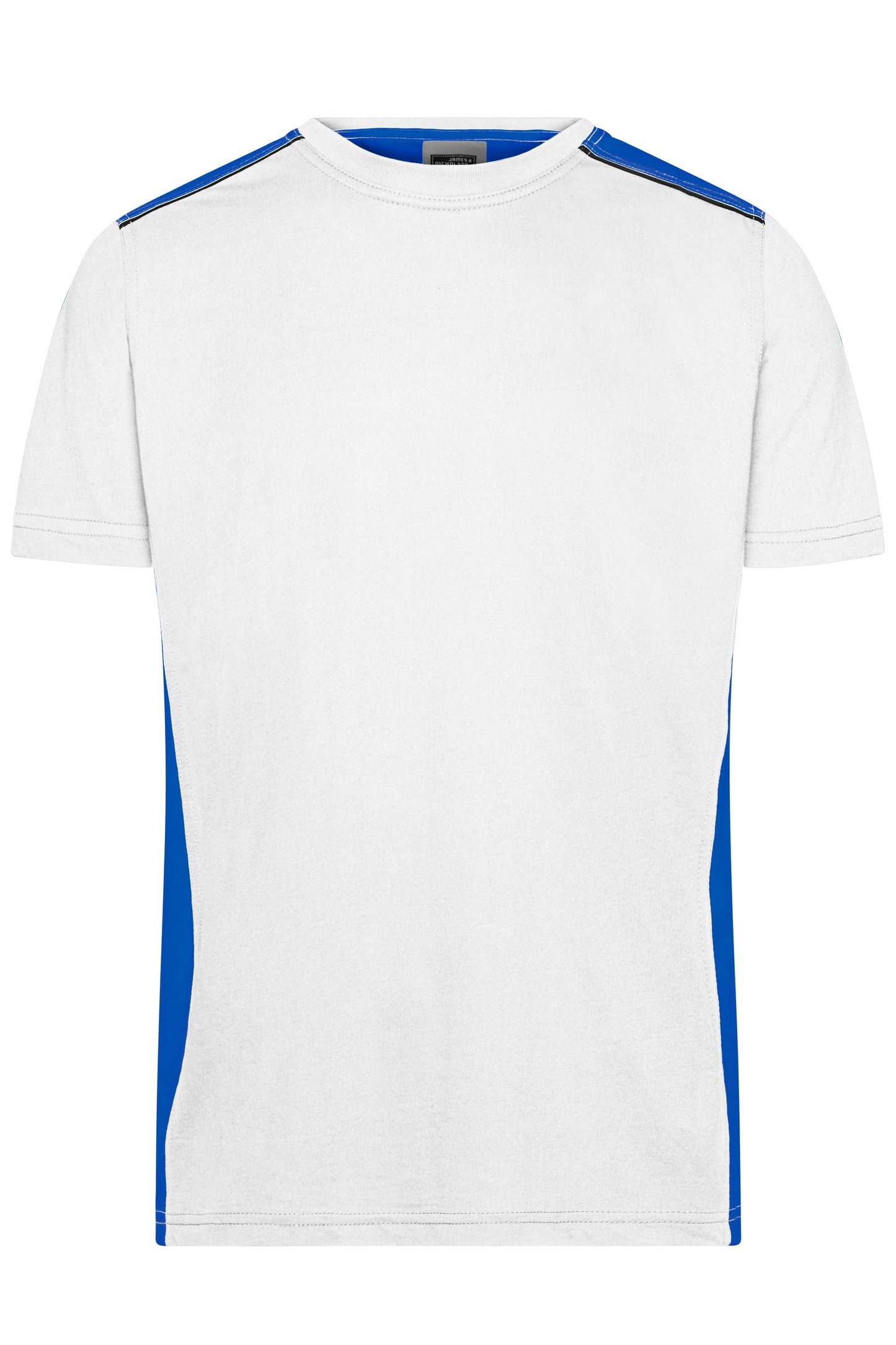 JN860 - Men's Workwear T-Shirt - COLOR - in white/royal Größe XS von Daiber