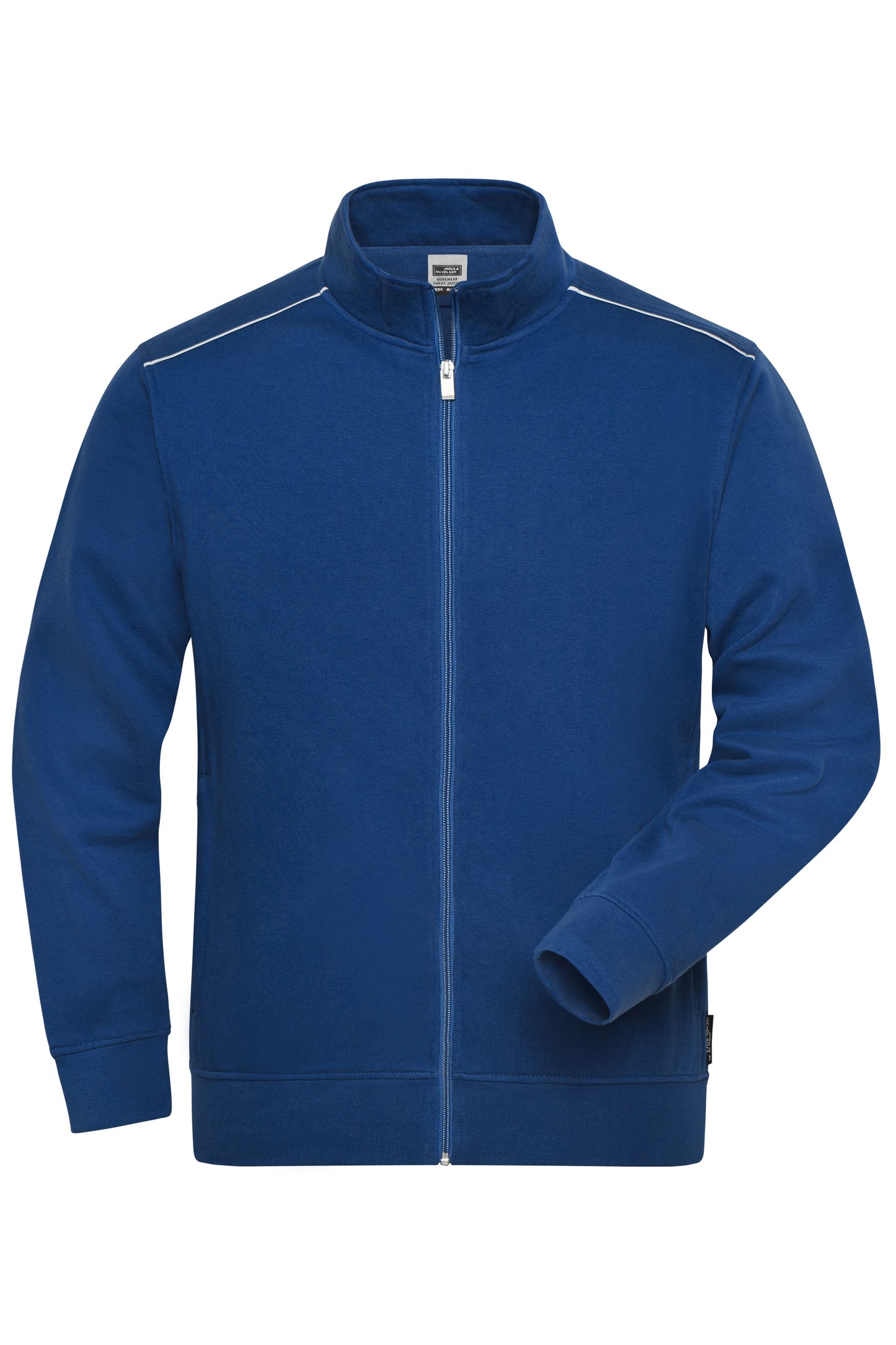 JN894 - Men's Workwear Sweat-Jacket - SOLID - in dark-royal Größe XS von Daiber