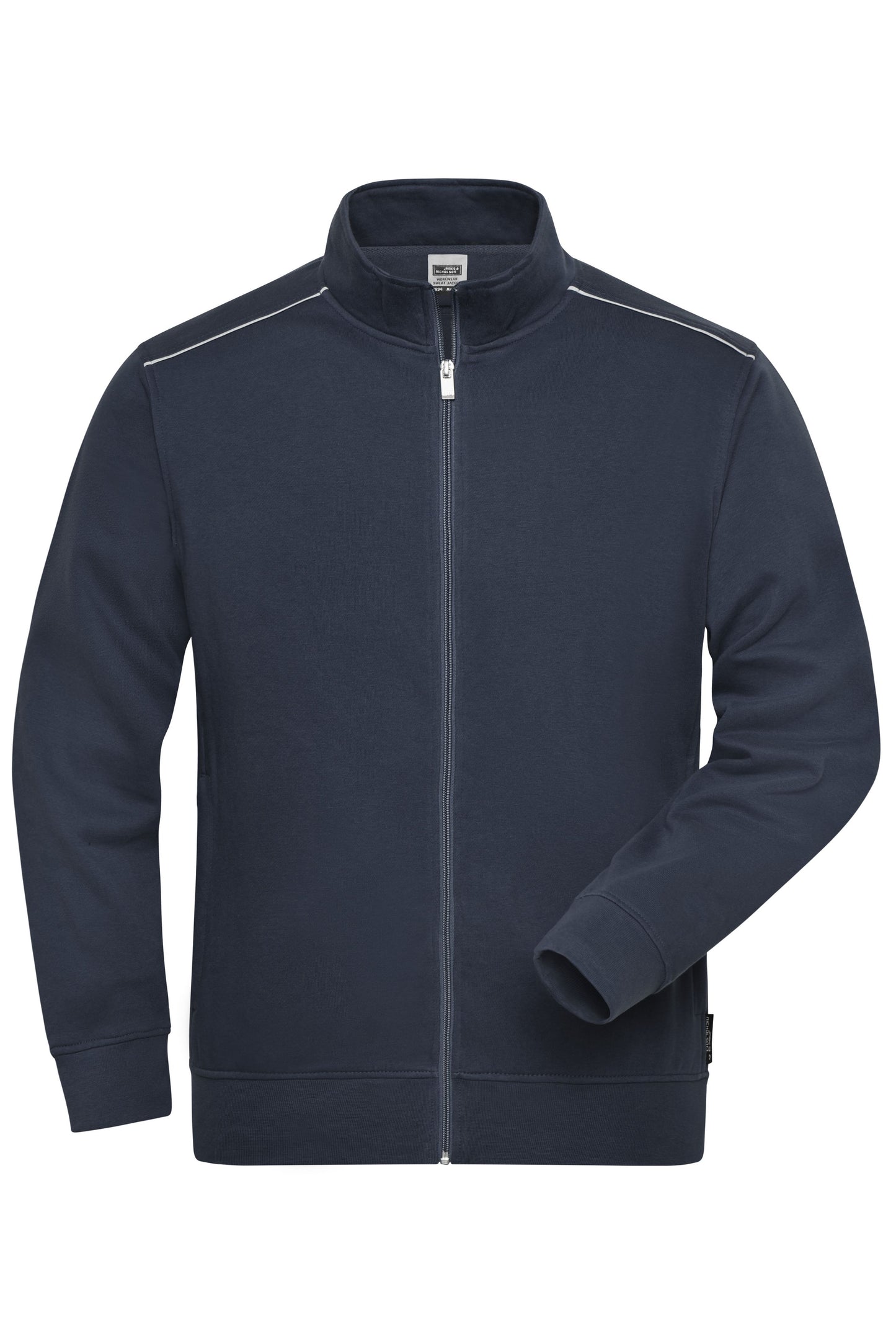 JN894 - Men's Workwear Sweat-Jacket - SOLID - in navy Größe XS von Daiber