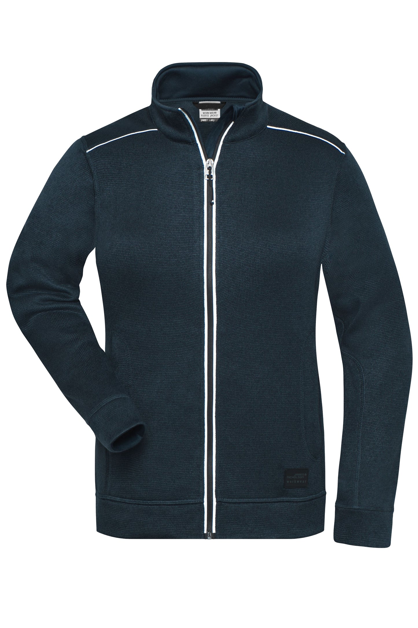 JN897 - Ladies' Knitted Workwear Fleece Jacket - SOLID - in navy/navy Größe XS von Daiber