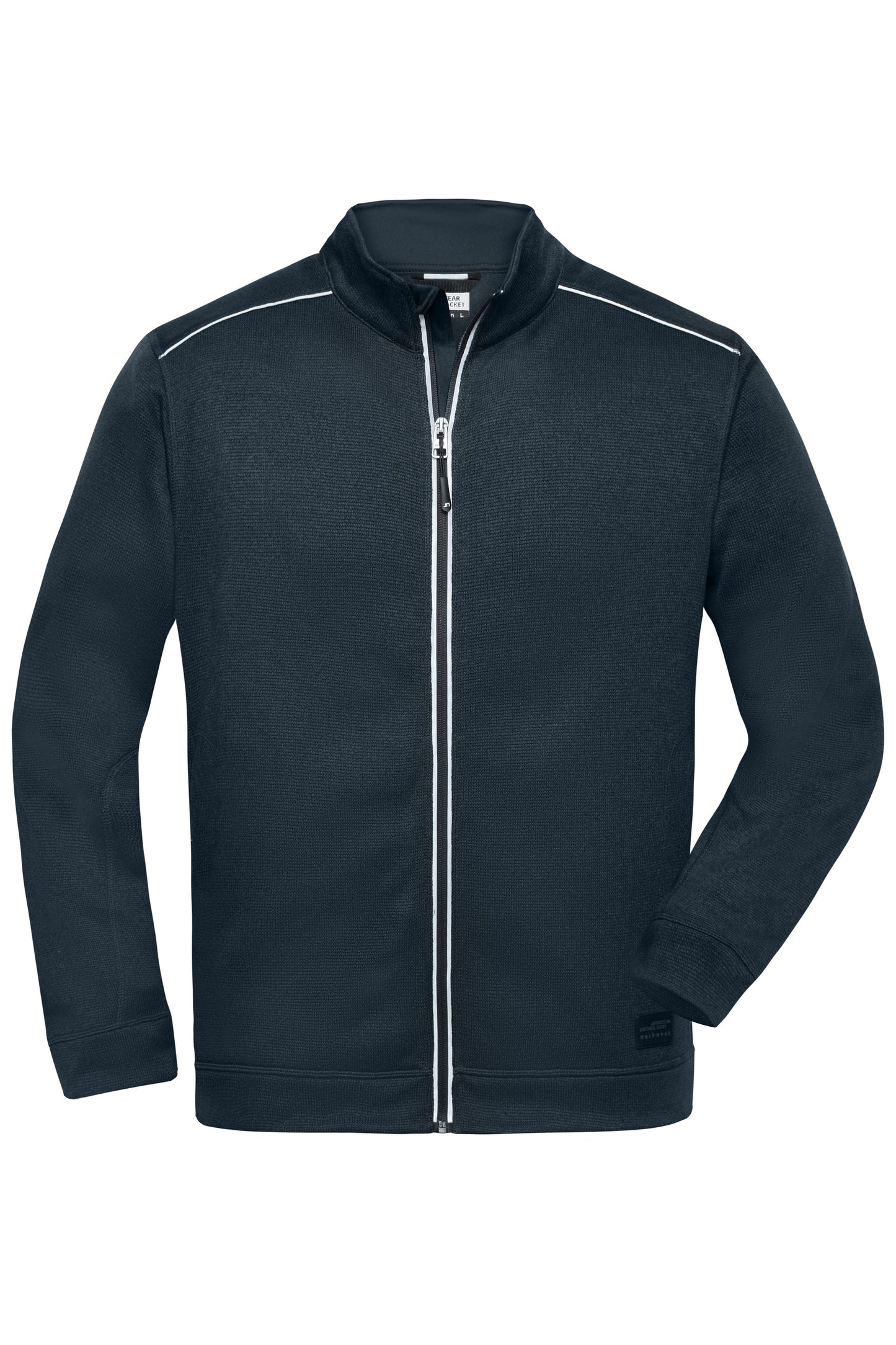 JN898 - Men's Knitted Workwear Fleece Jacket - SOLID - in navy/navy Größe XS von Daiber