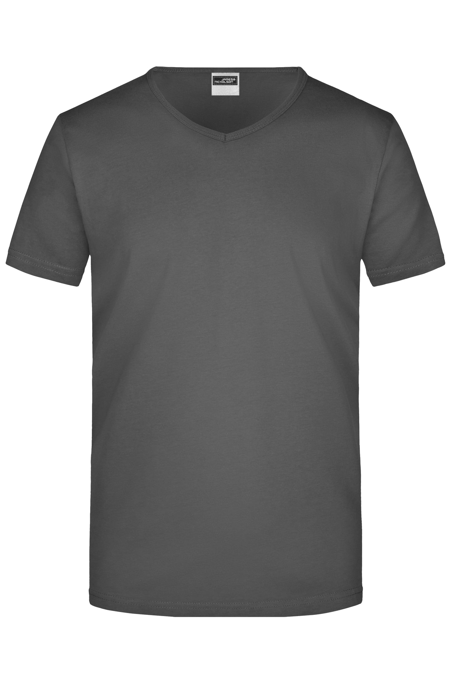 JN912 - Men's Slim Fit V-T in graphite Größe S von Daiber