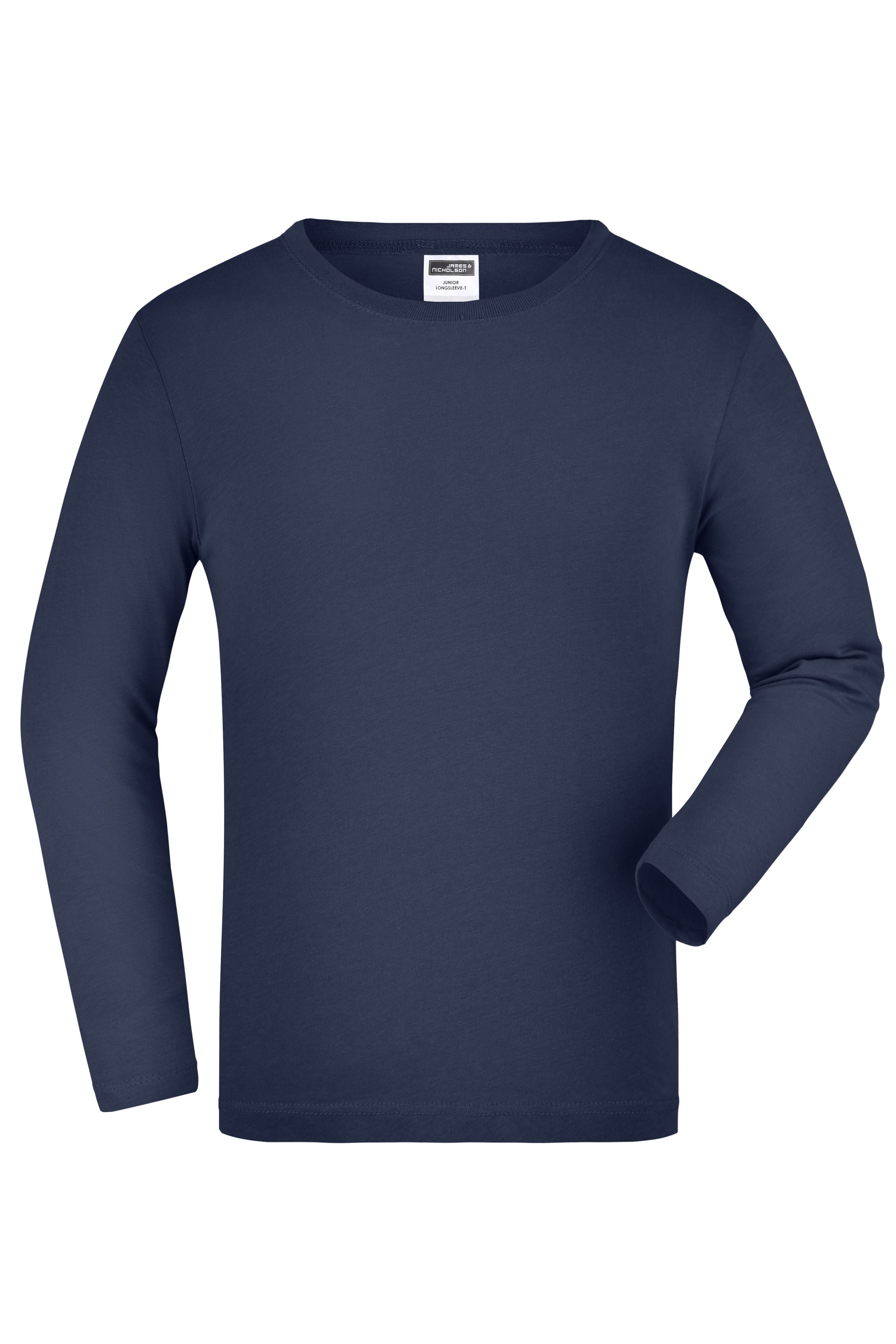 JN913K - Junior Shirt Long-Sleeved Medium in navy Größe XS von Daiber