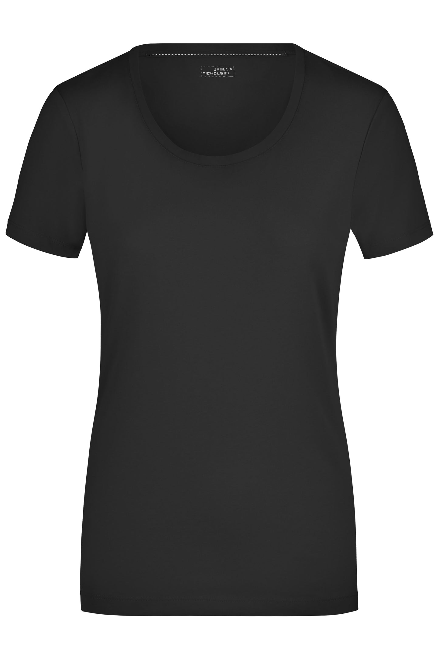 JN926 - Ladies' Stretch Round-T in black Größe S von Daiber