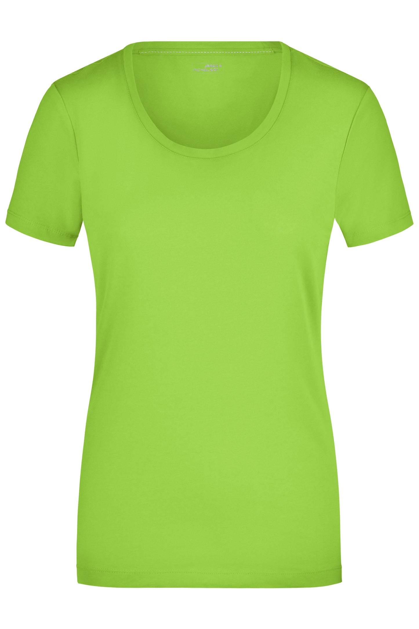 JN926 - Ladies' Stretch Round-T in lime-green Größe S von Daiber