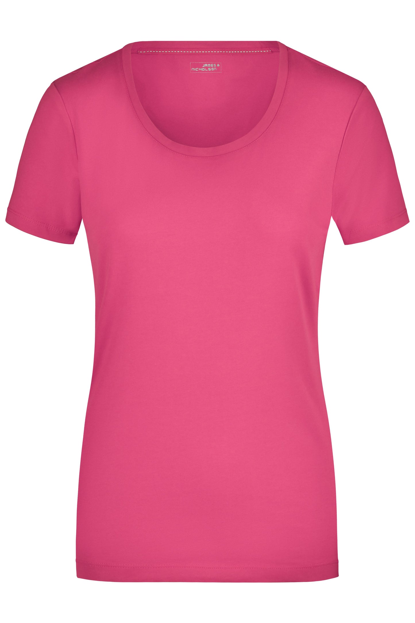 JN926 - Ladies' Stretch Round-T in pink Größe S von Daiber