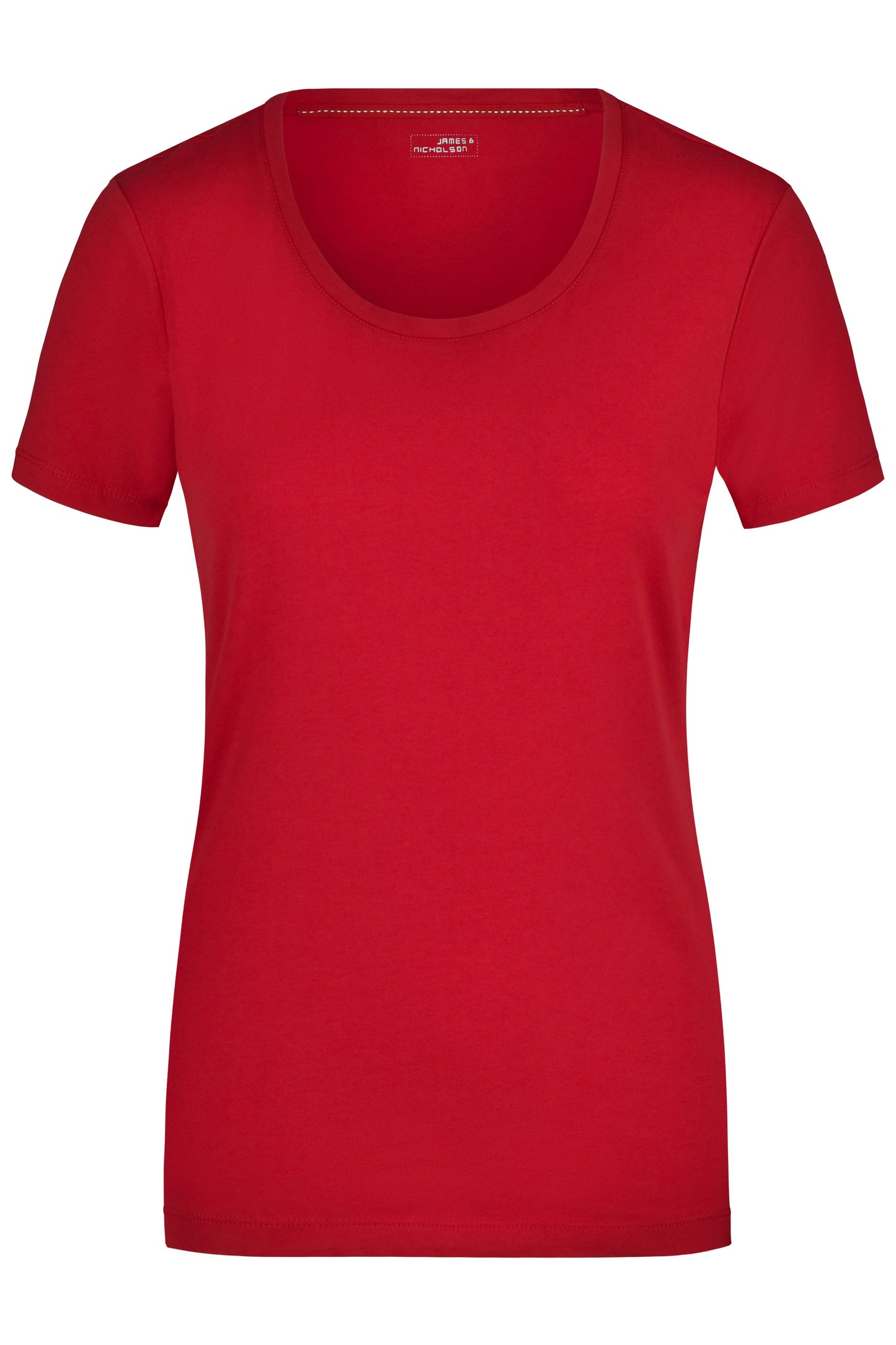 JN926 - Ladies' Stretch Round-T in red Größe S von Daiber