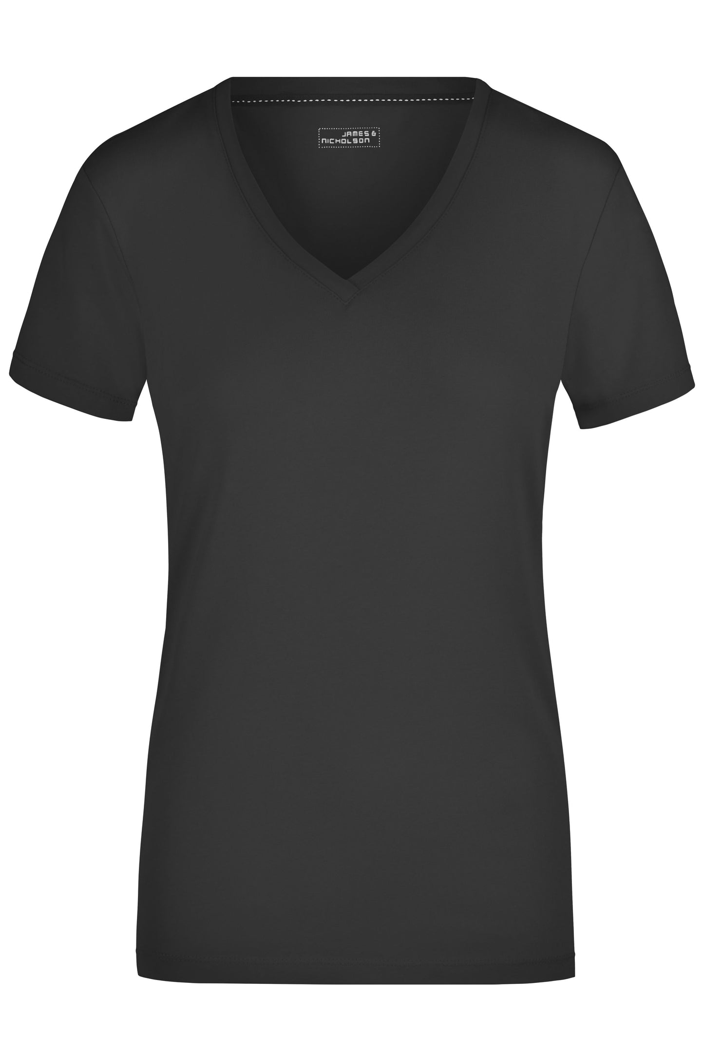 JN928 - Ladies' Stretch V-T in black Größe S von Daiber