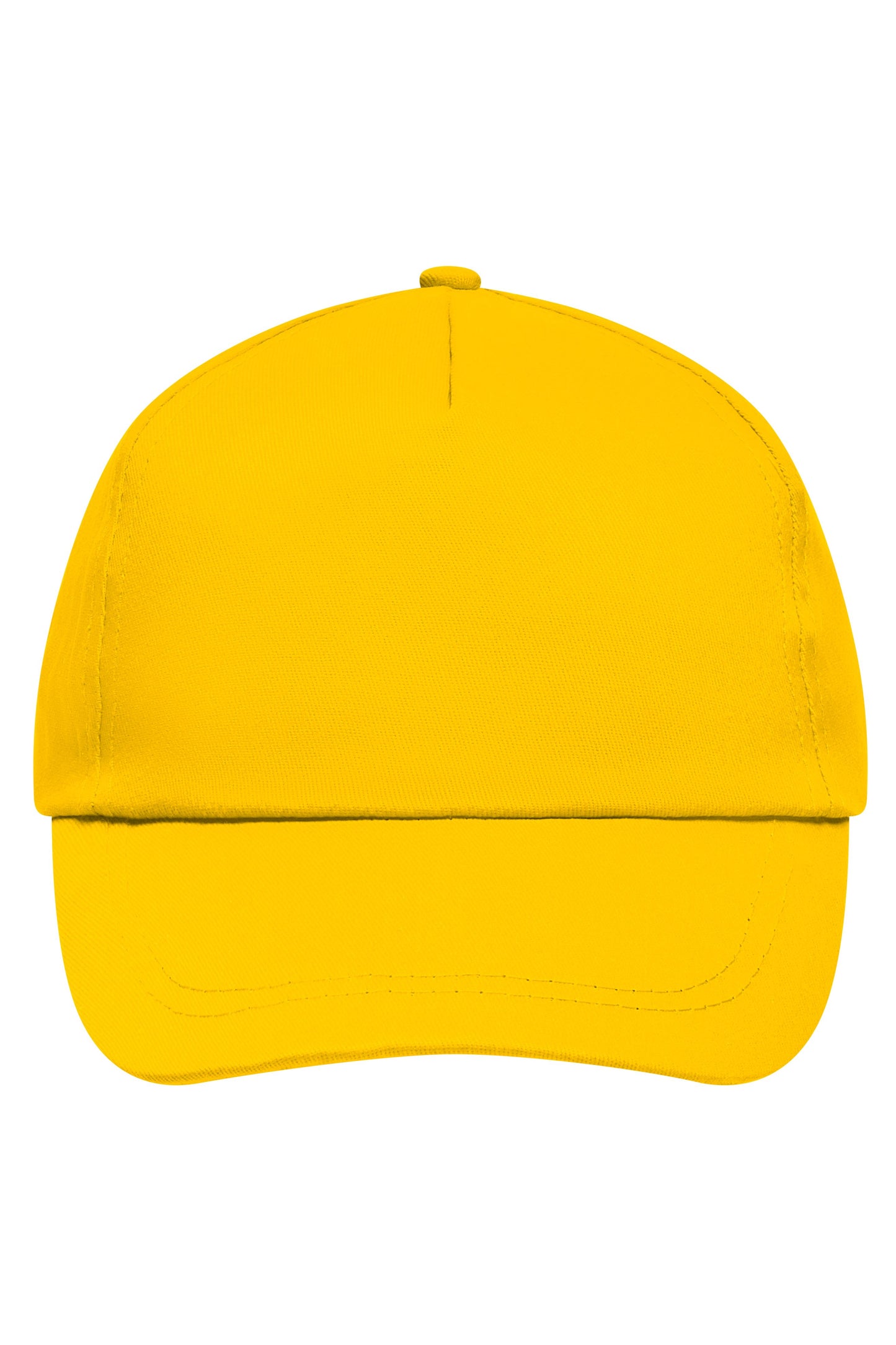 MB001 - 5 Panel Promo Cap Lightly Laminated in gold-yellow Größe one size von Daiber