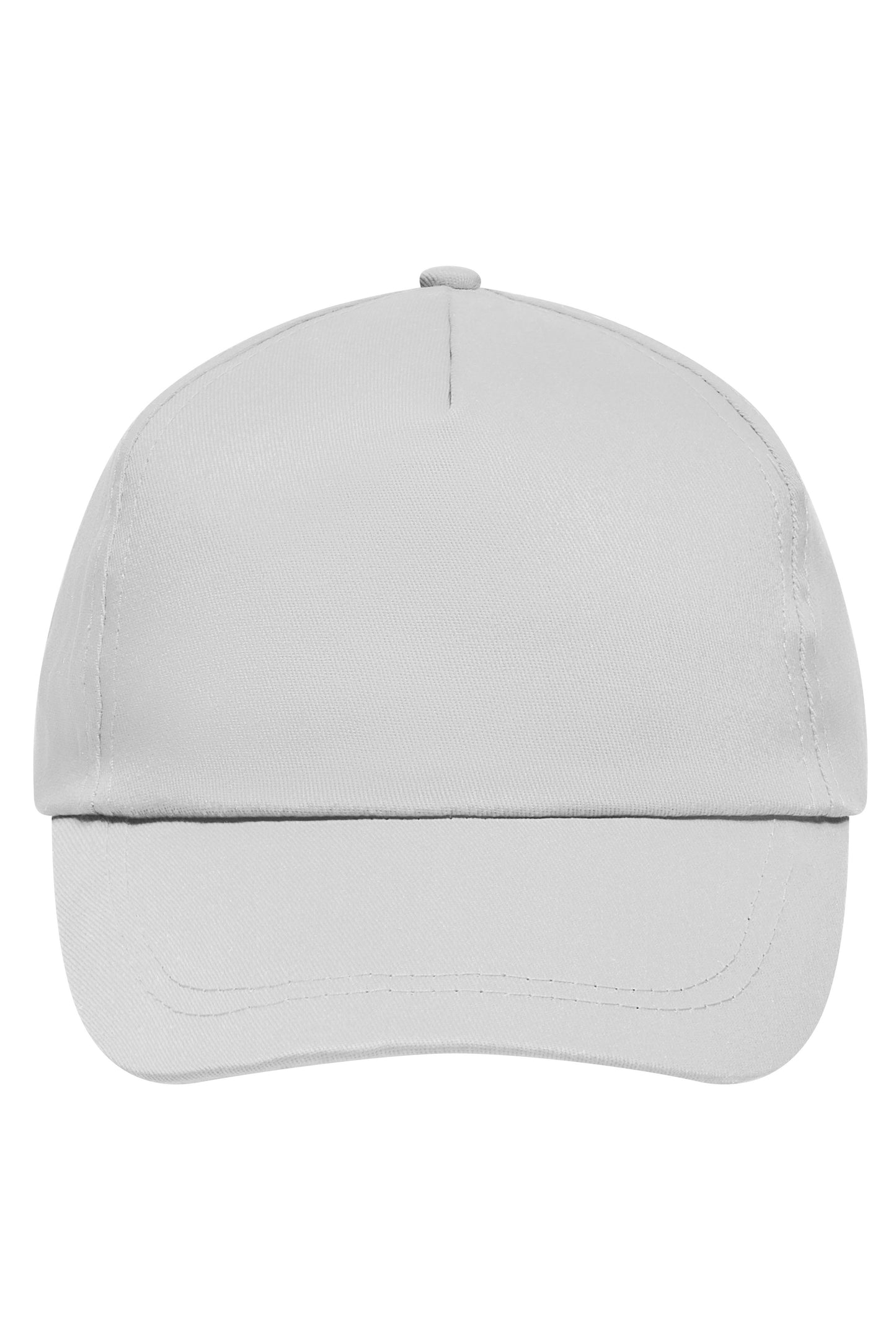MB001 - 5 Panel Promo Cap Lightly Laminated in light-grey Größe one size von Daiber