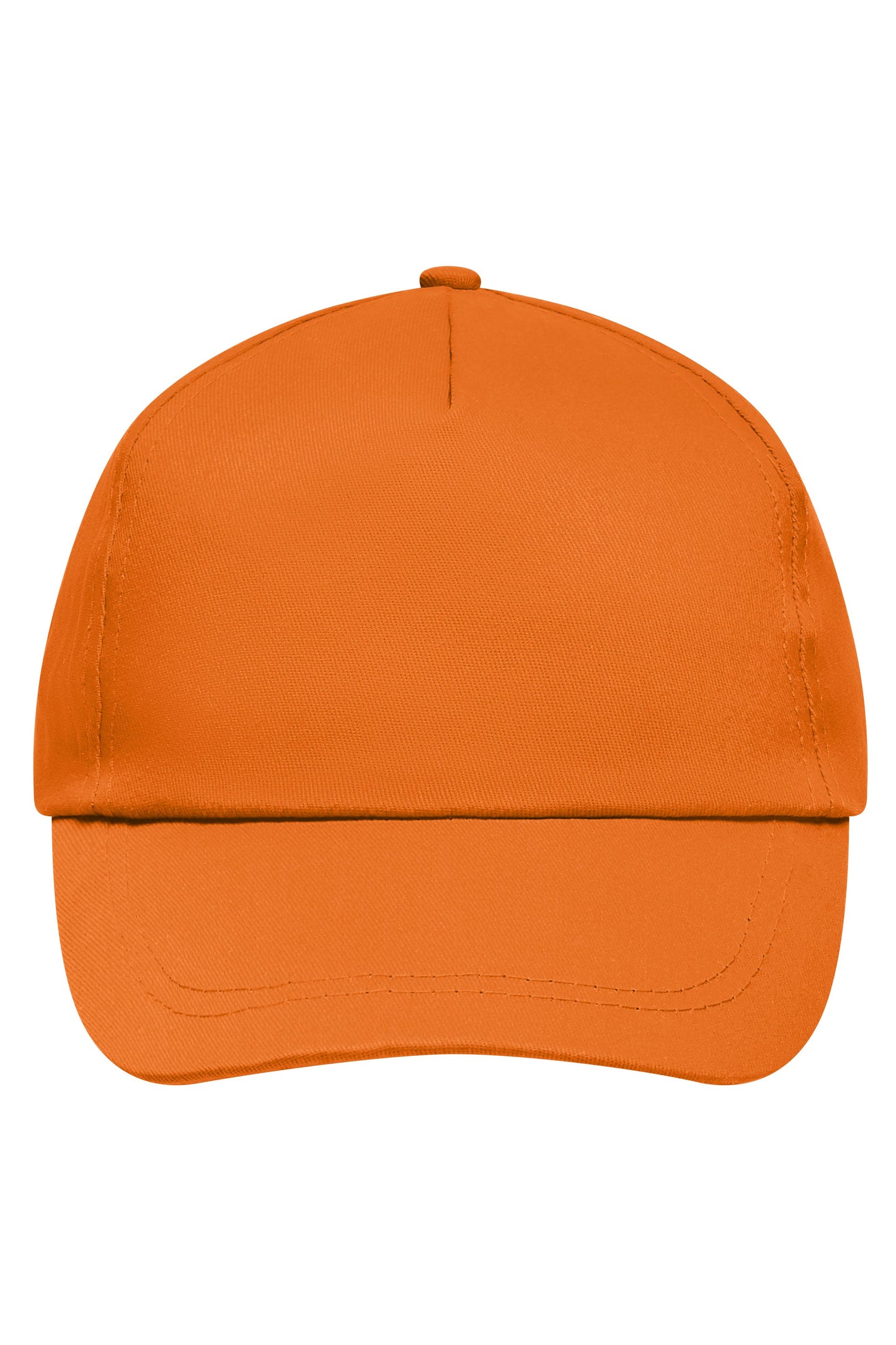 MB001 - 5 Panel Promo Cap Lightly Laminated in orange Größe one size von Daiber