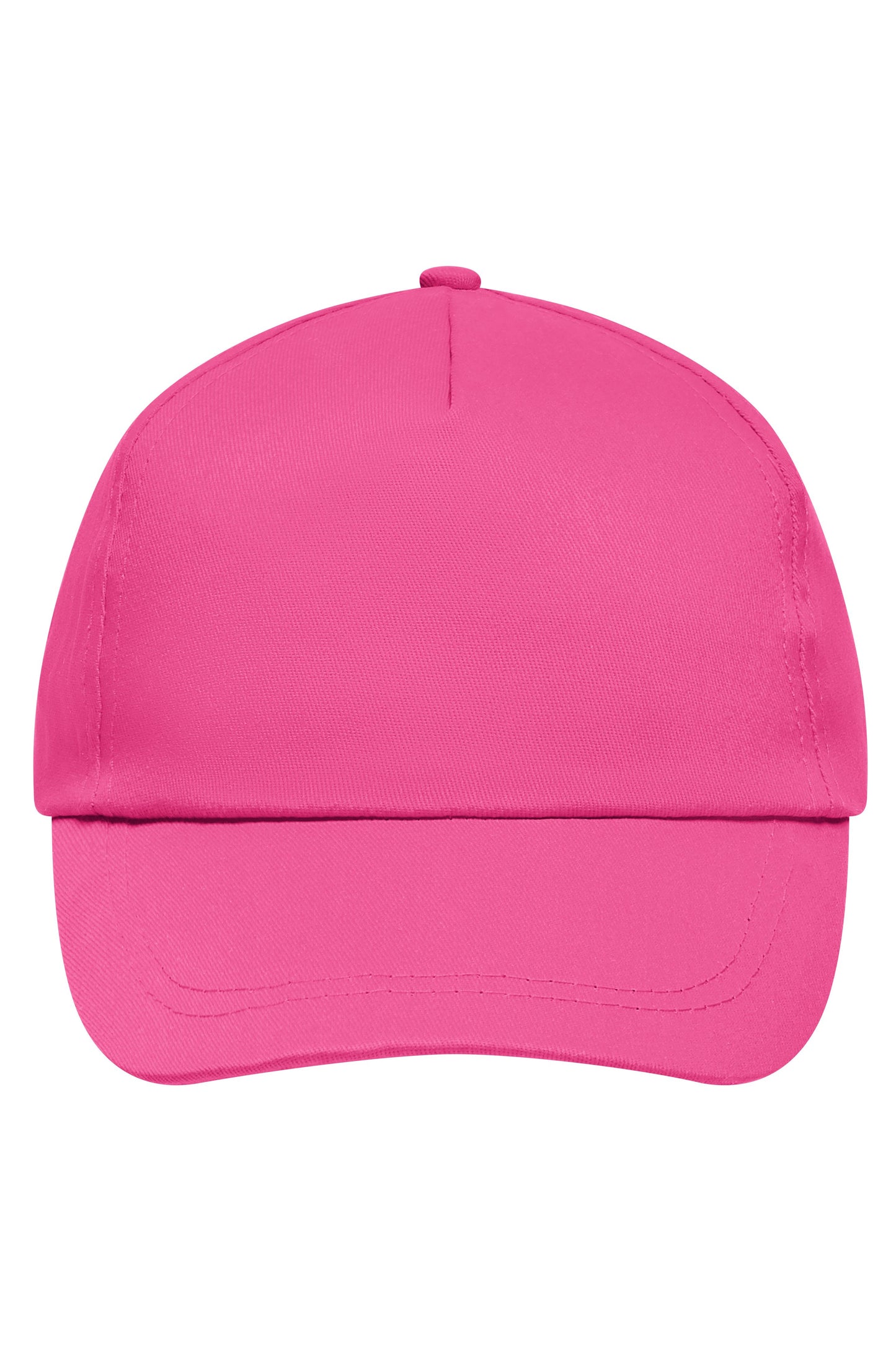 MB001 - 5 Panel Promo Cap Lightly Laminated in pink Größe one size von Daiber