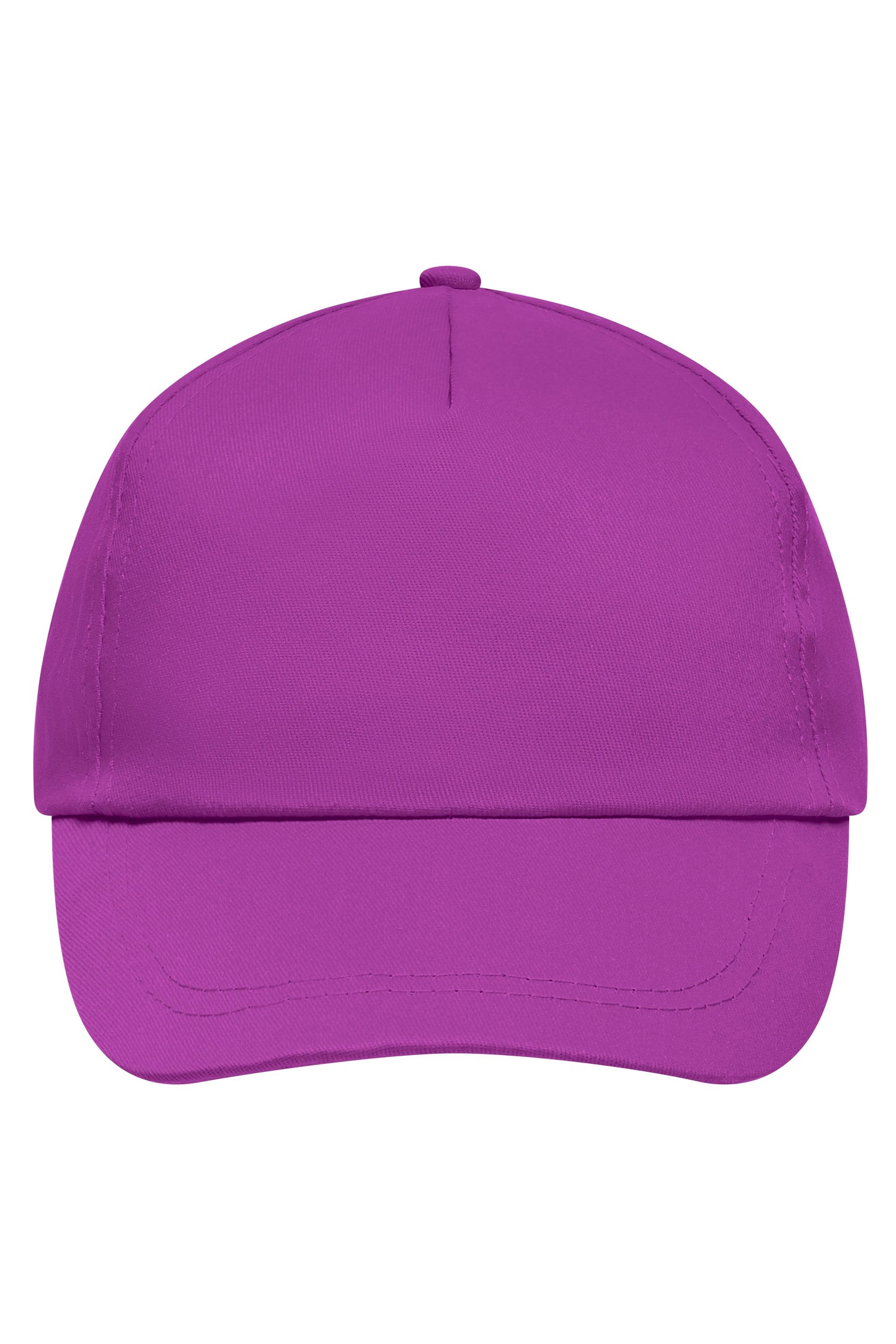 MB001 - 5 Panel Promo Cap Lightly Laminated in purple Größe one size von Daiber
