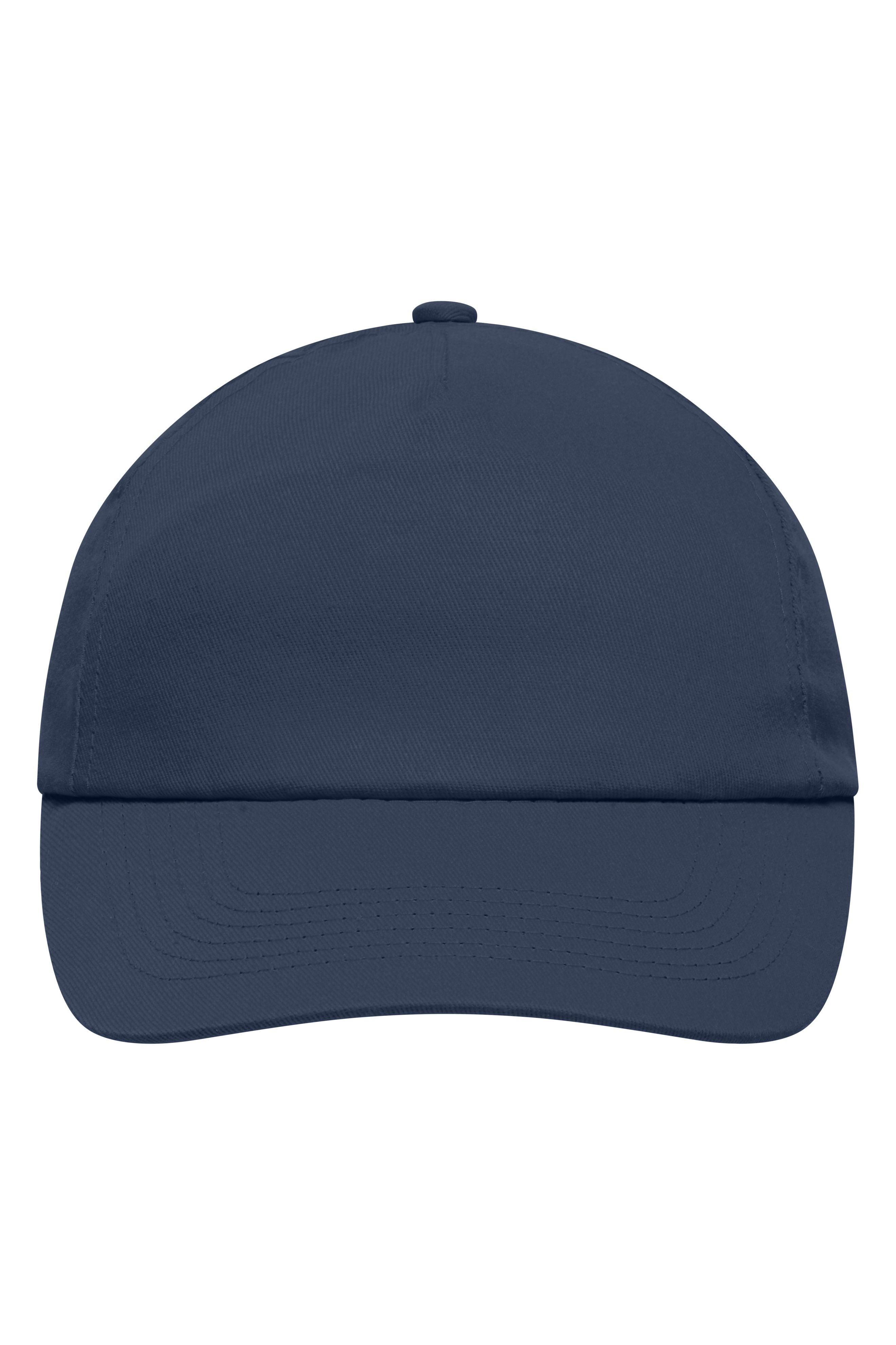 MB002 - 5 Panel Promo Cap Laminated in navy Größe one size von Daiber