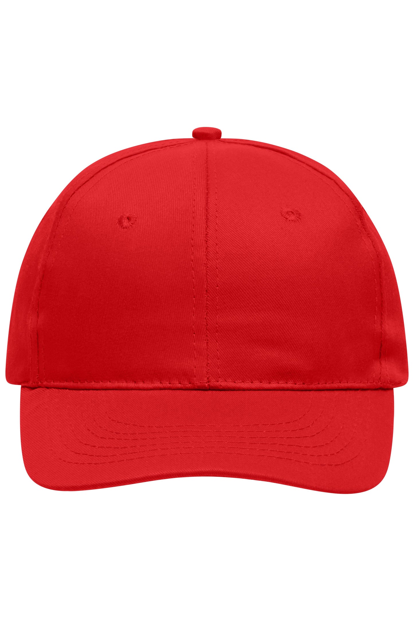 MB004 - 6 Panel Promo Cap in signal-red Größe one size von Daiber