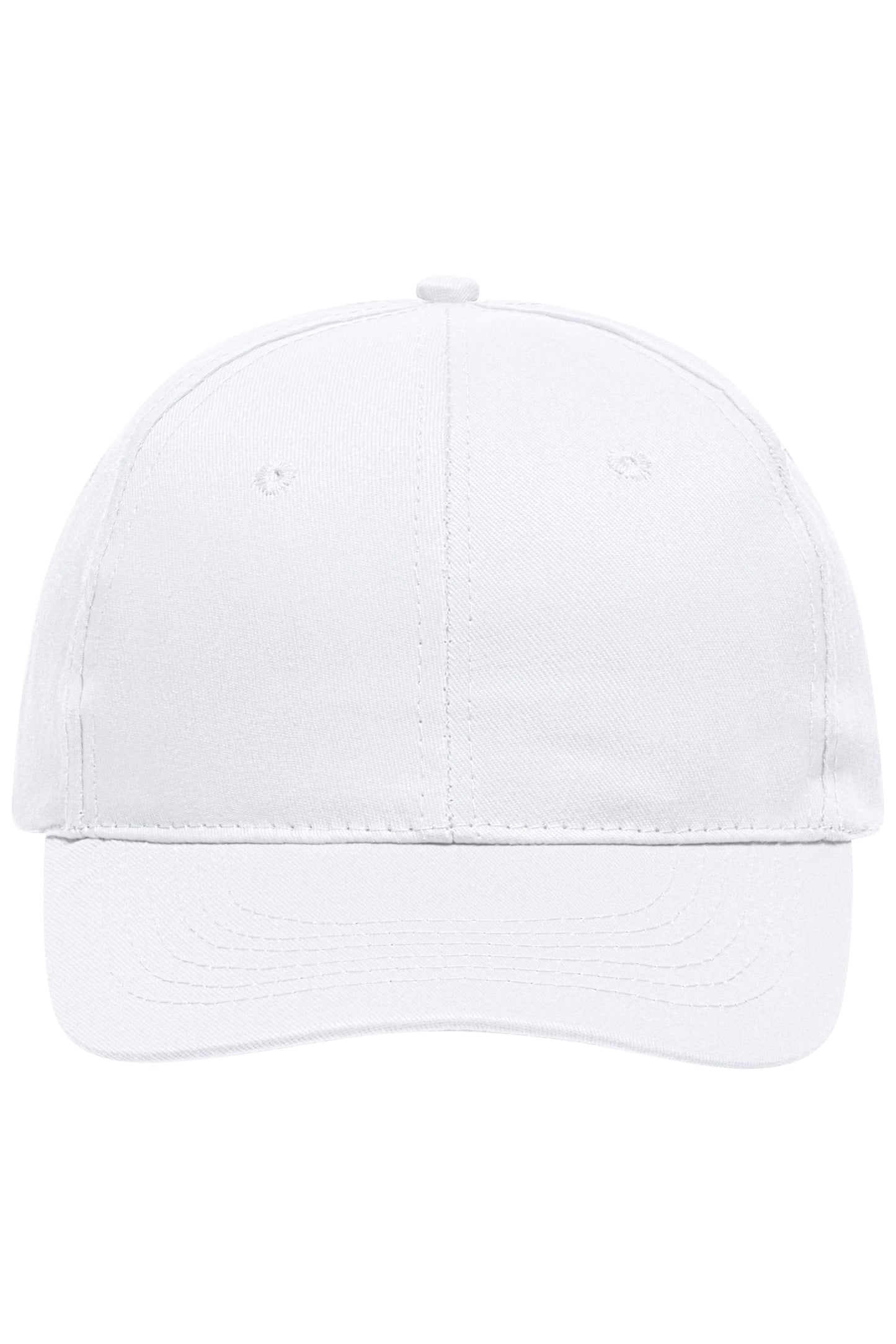 MB004 - 6 Panel Promo Cap in white Größe one size von Daiber