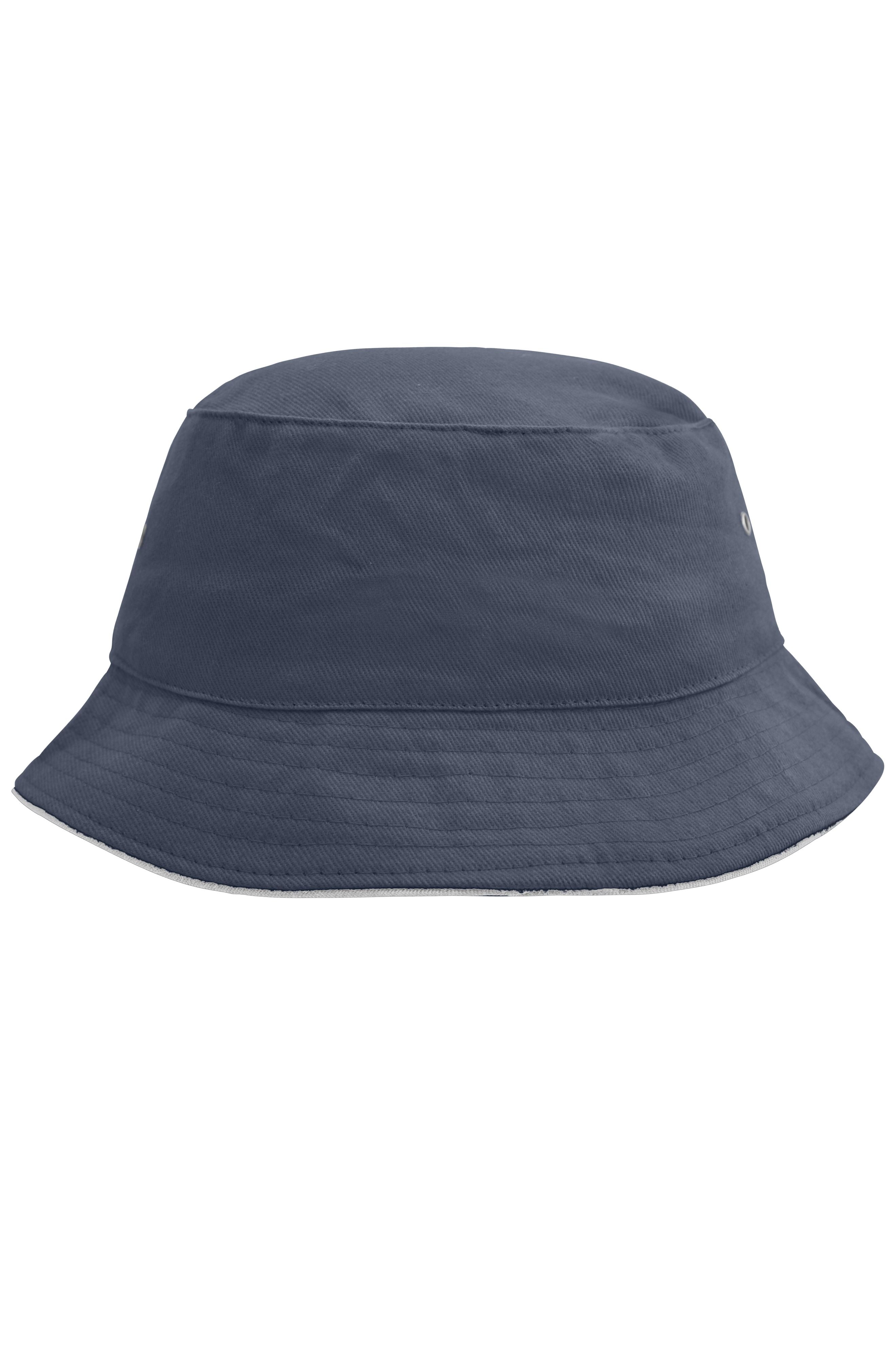 MB012 - Fisherman Piping Hat in navy/white Größe S/M von Daiber