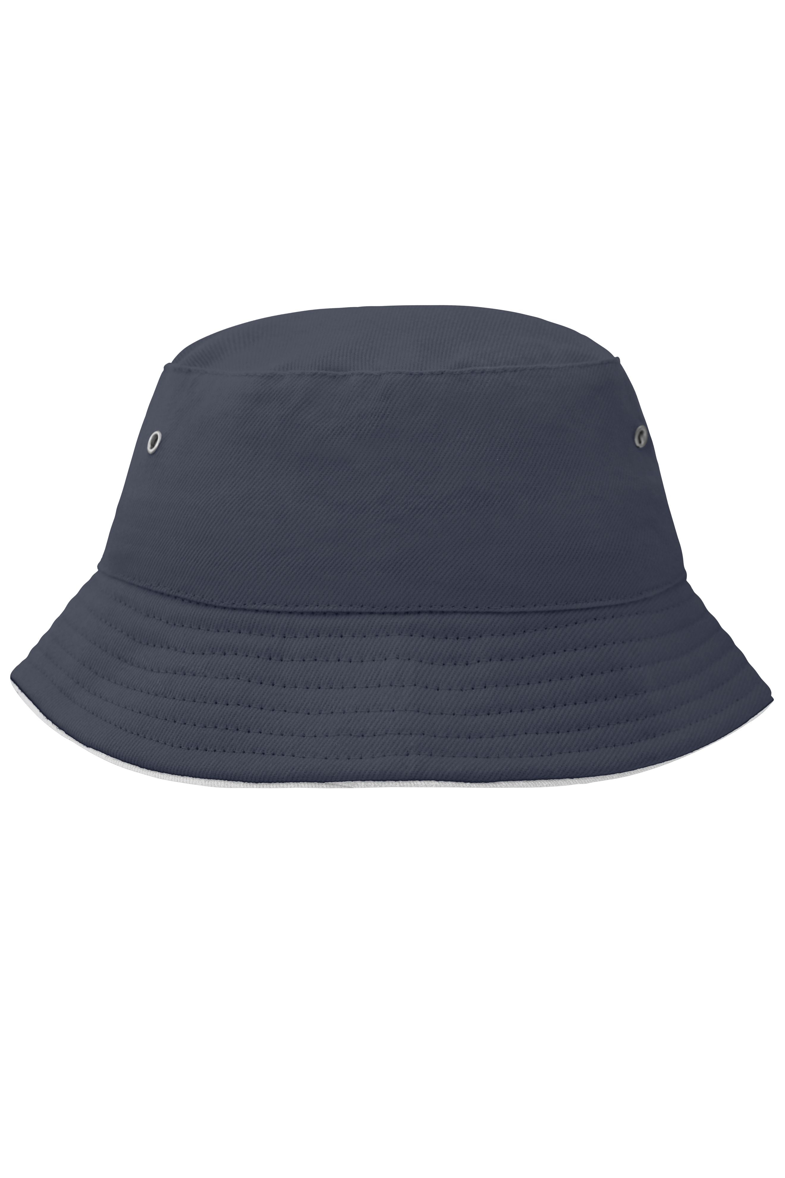 MB013 - Fisherman Piping Hat for Kids in navy/white Größe one size von Daiber