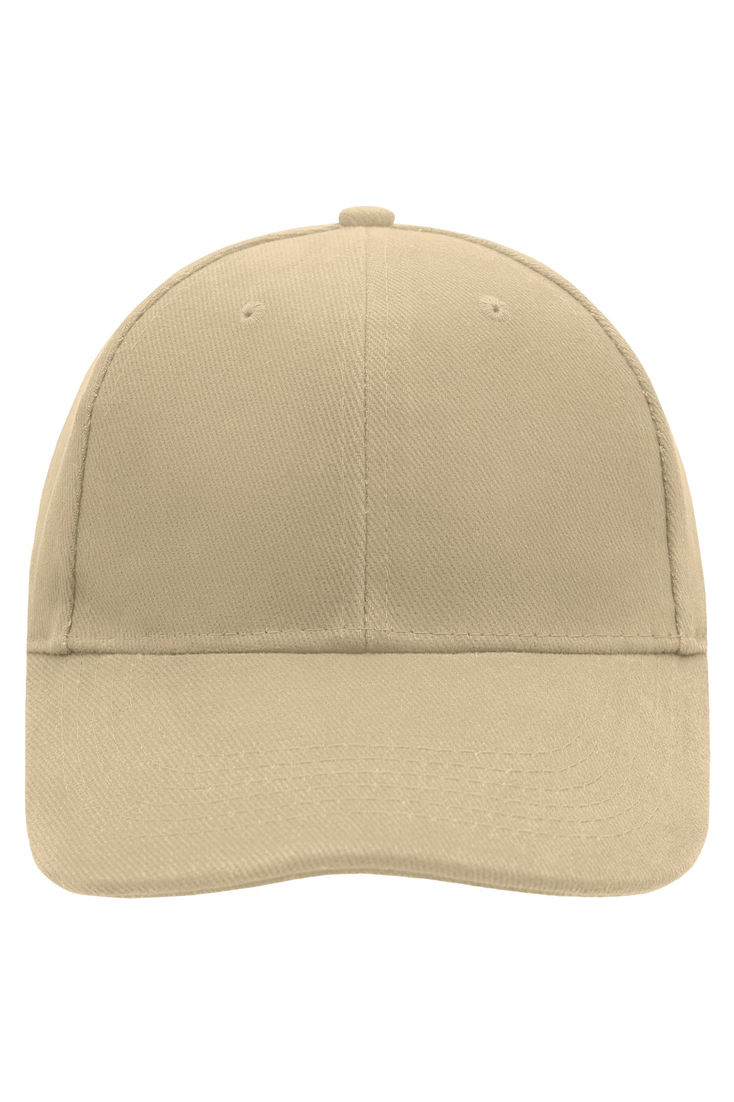 MB016 - 6 Panel Cap Laminated in beige Größe one size von Daiber