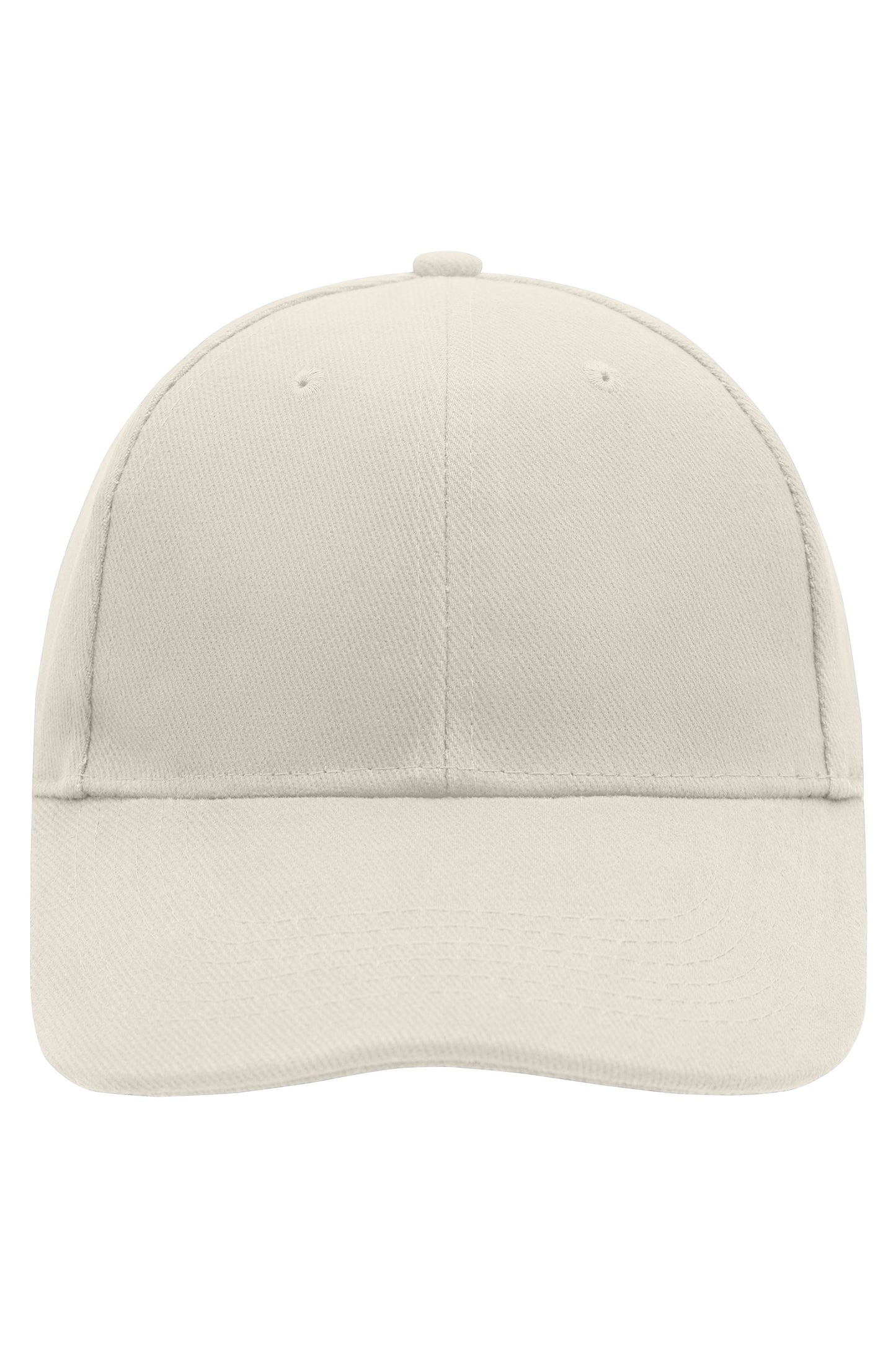 MB016 - 6 Panel Cap Laminated in light-grey Größe one size von Daiber