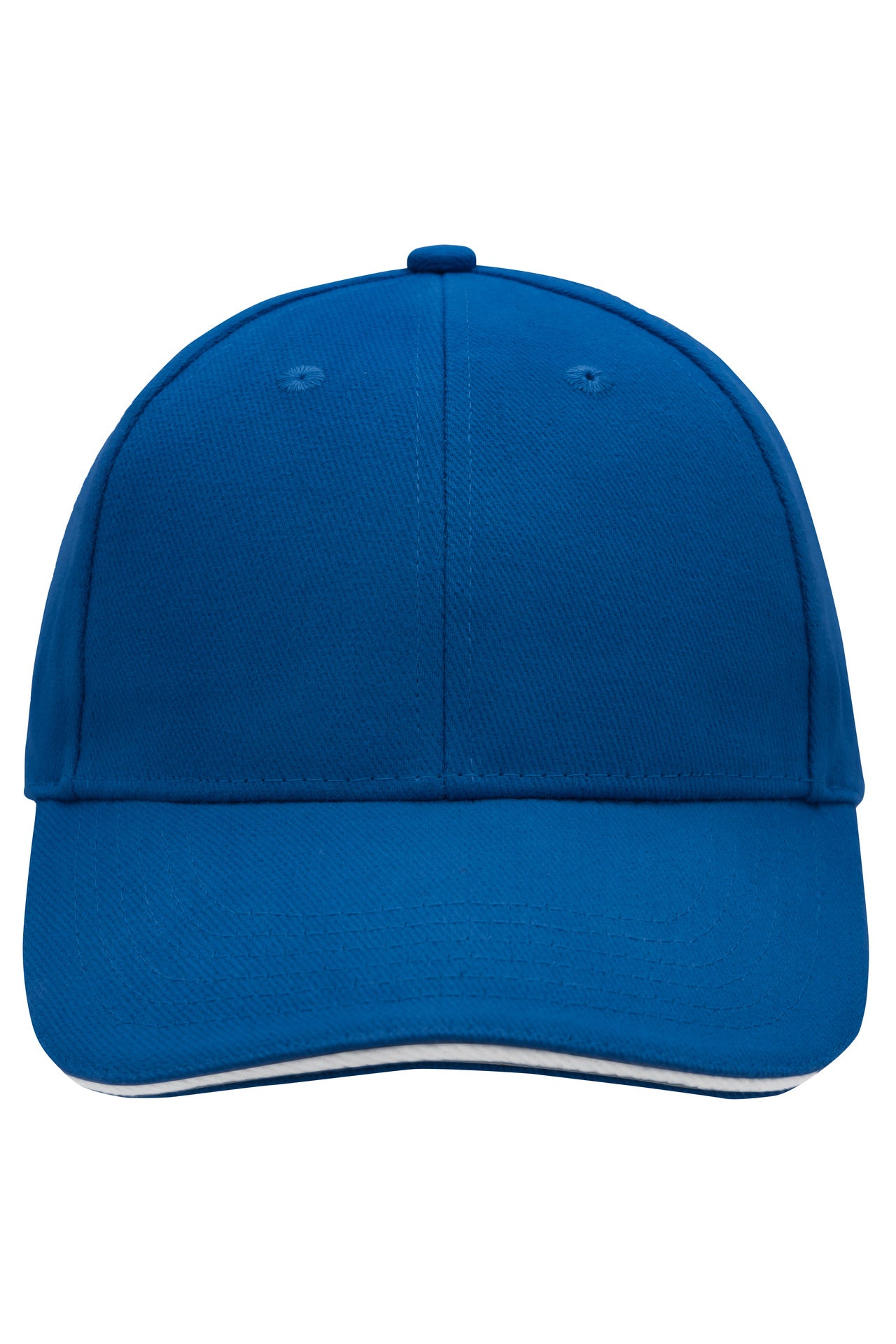 MB024 - 6 Panel Sandwich Cap in royal/white Größe one size von Daiber
