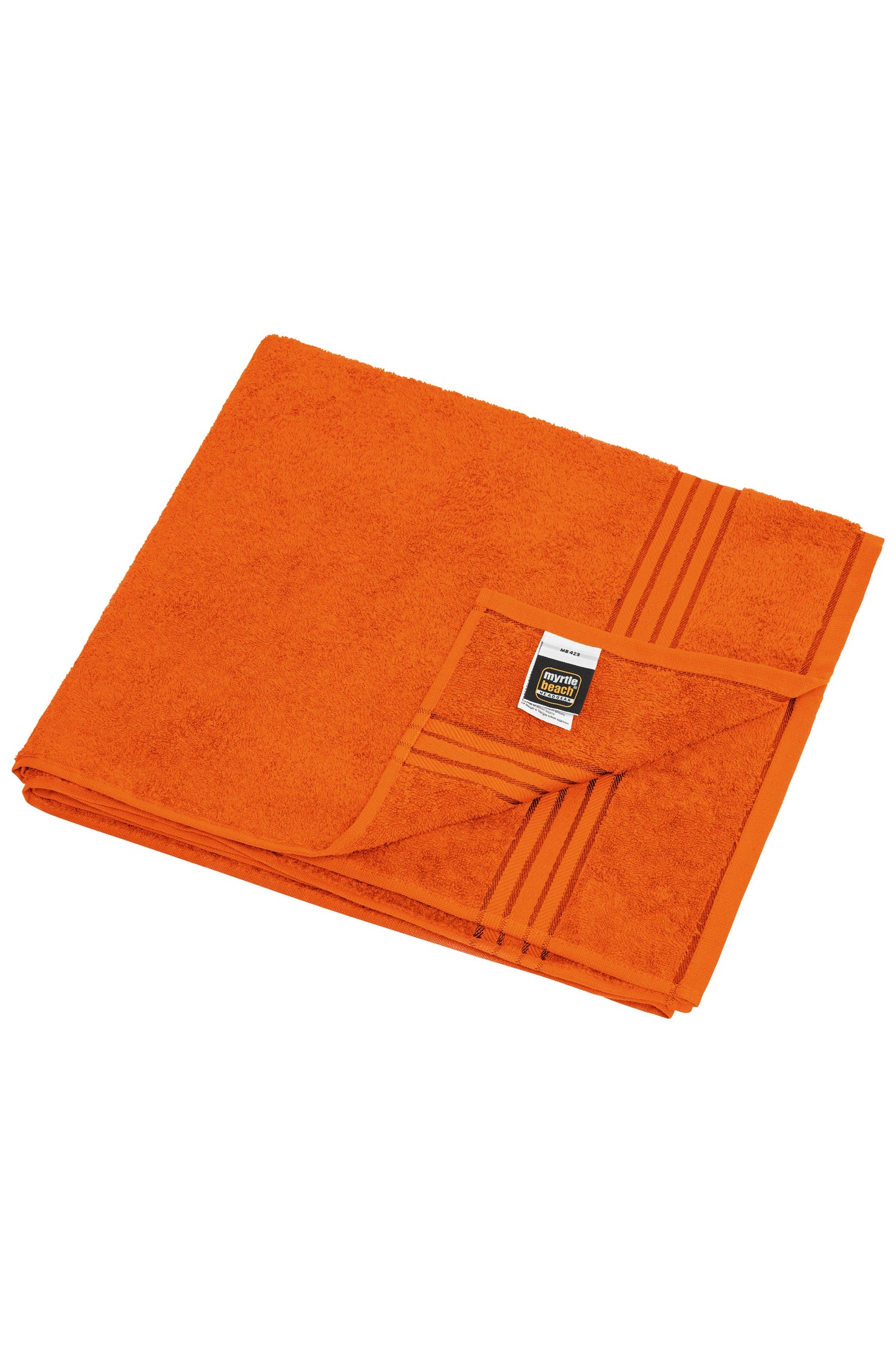 MB423 - Sauna Sheet in orange Größe one size von Daiber