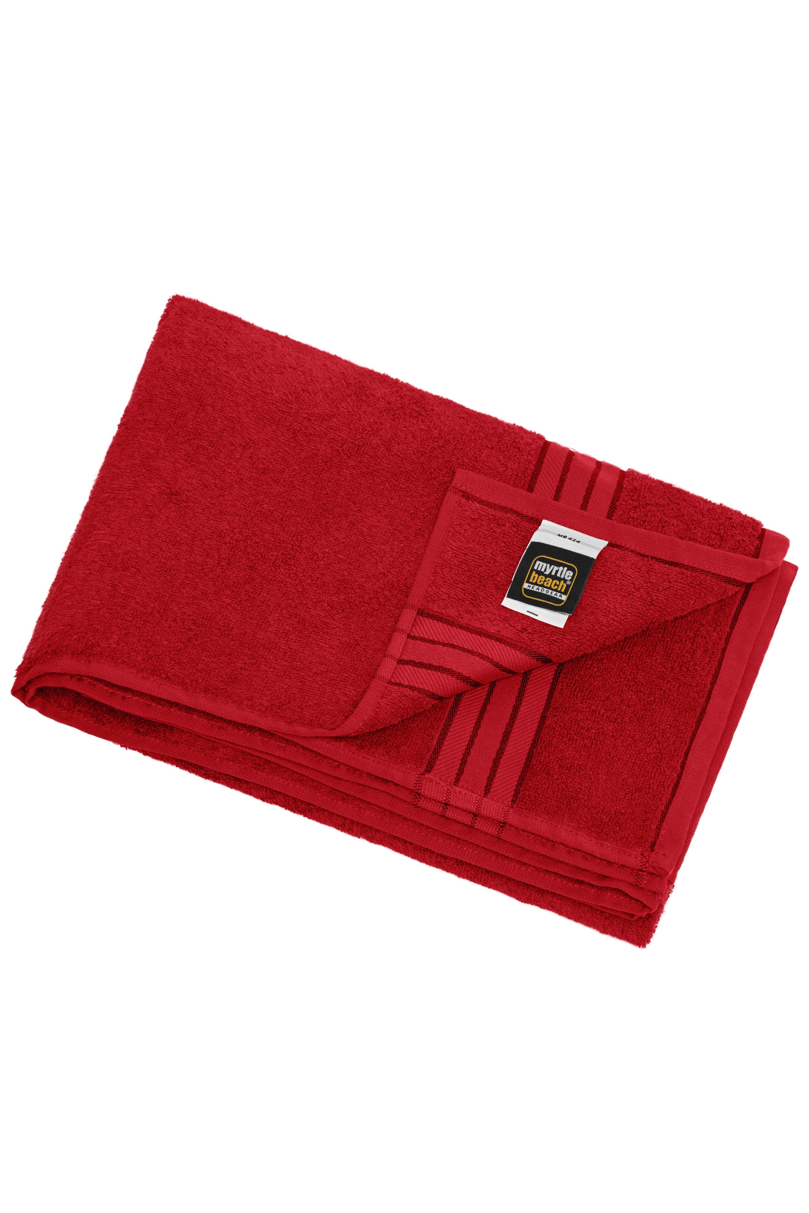MB424 - Bath Sheet in red Größe one size von Daiber