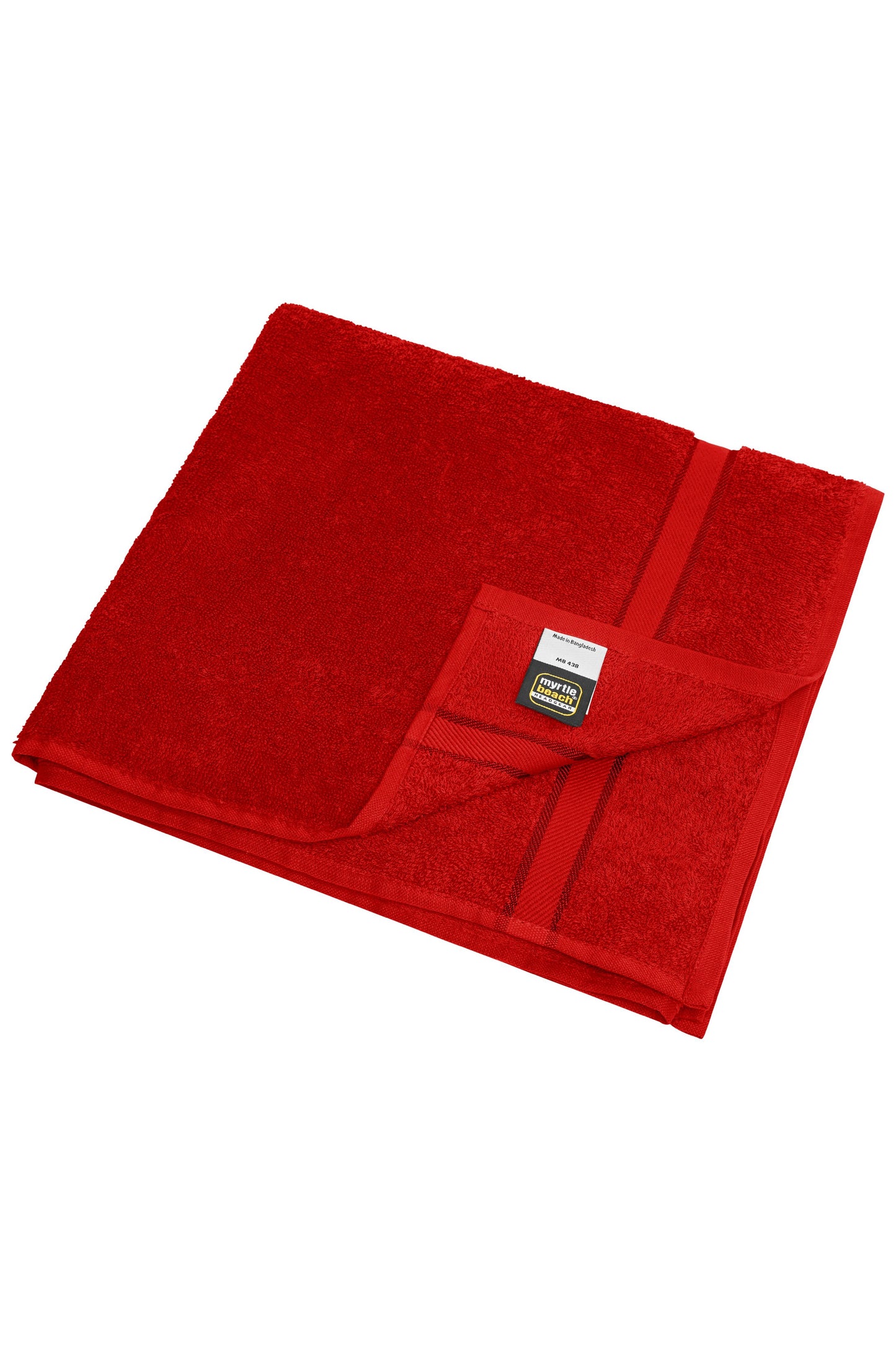 MB438 - Bath Towel in orient-red Größe 70 x 140 cm von Daiber