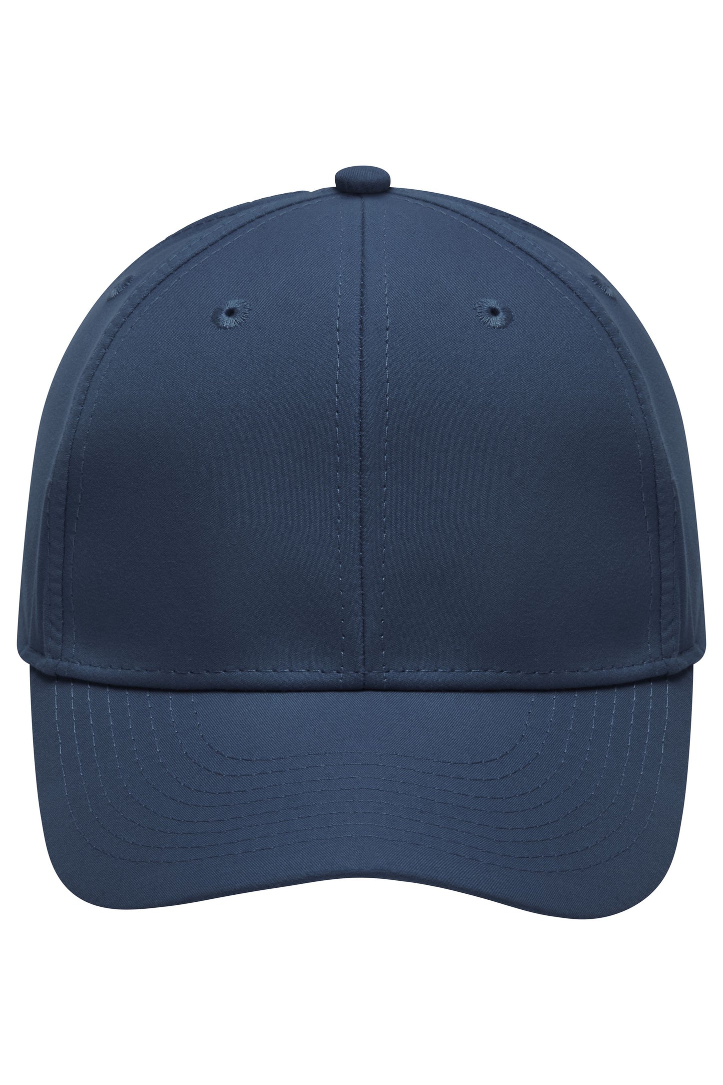 MB6135 - 6 Panel Polyester Peach Cap in navy Größe one size von Daiber